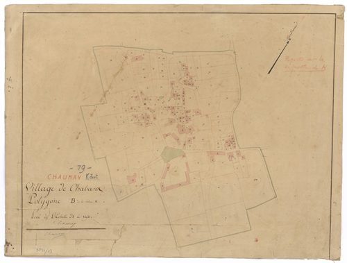 Chauray - FRAD079_CADASTRE_NAPOLEONIEN Village de Chabant polygone B de la section K 
