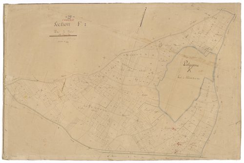 Chauray - FRAD079_CADASTRE_NAPOLEONIEN Section F1 dite de Trevin 