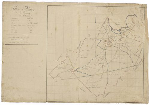 Chauray - FRAD079_CADASTRE_NAPOLEONIEN Tableau d'assemblage 