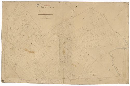 Chauray - FRAD079_CADASTRE_NAPOLEONIEN Section E dite des Combes 