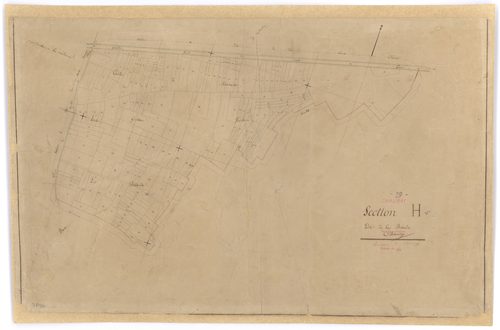 Chauray - FRAD079_CADASTRE_NAPOLEONIEN Section H dite de la Bitarde 