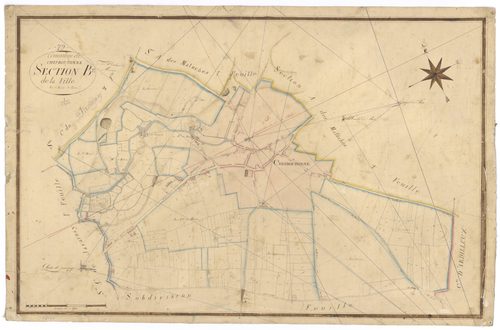 Chef-Boutonne - FRAD079_CADASTRE_NAPOLEONIEN Section B2 dite de la Ville 
