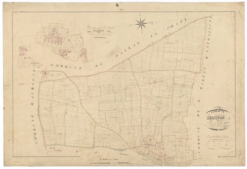 Chef-Boutonne - FRAD079_CADASTRE_NAPOLEONIEN Section A2 dite du Bourg 