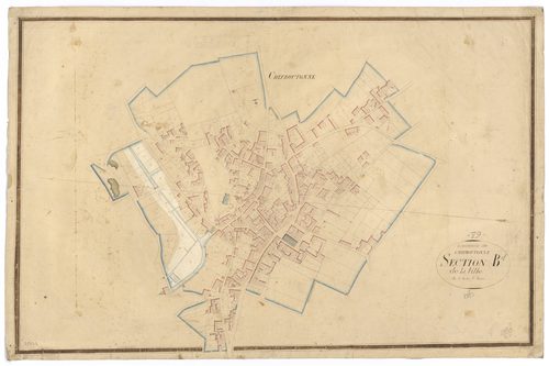 Chef-Boutonne - FRAD079_CADASTRE_NAPOLEONIEN Section B1 dite de la Ville 