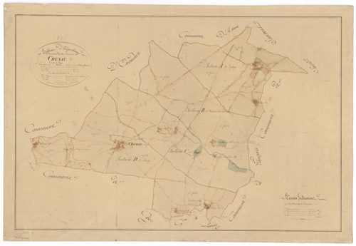 Chenay - FRAD079_CADASTRE_NAPOLEONIEN Tableau d'assemblage 