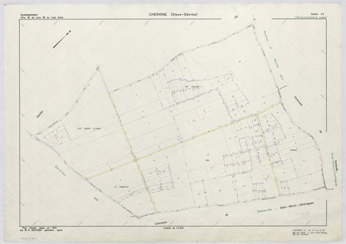 Chérigné - FRAD079_CADASTRE_RECENT Section ZC 