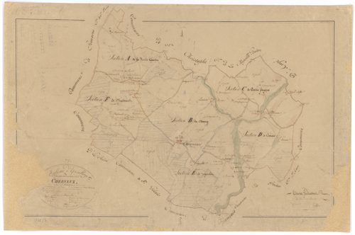 Cherveux - FRAD079_CADASTRE_NAPOLEONIEN Tableau d'assemblage 