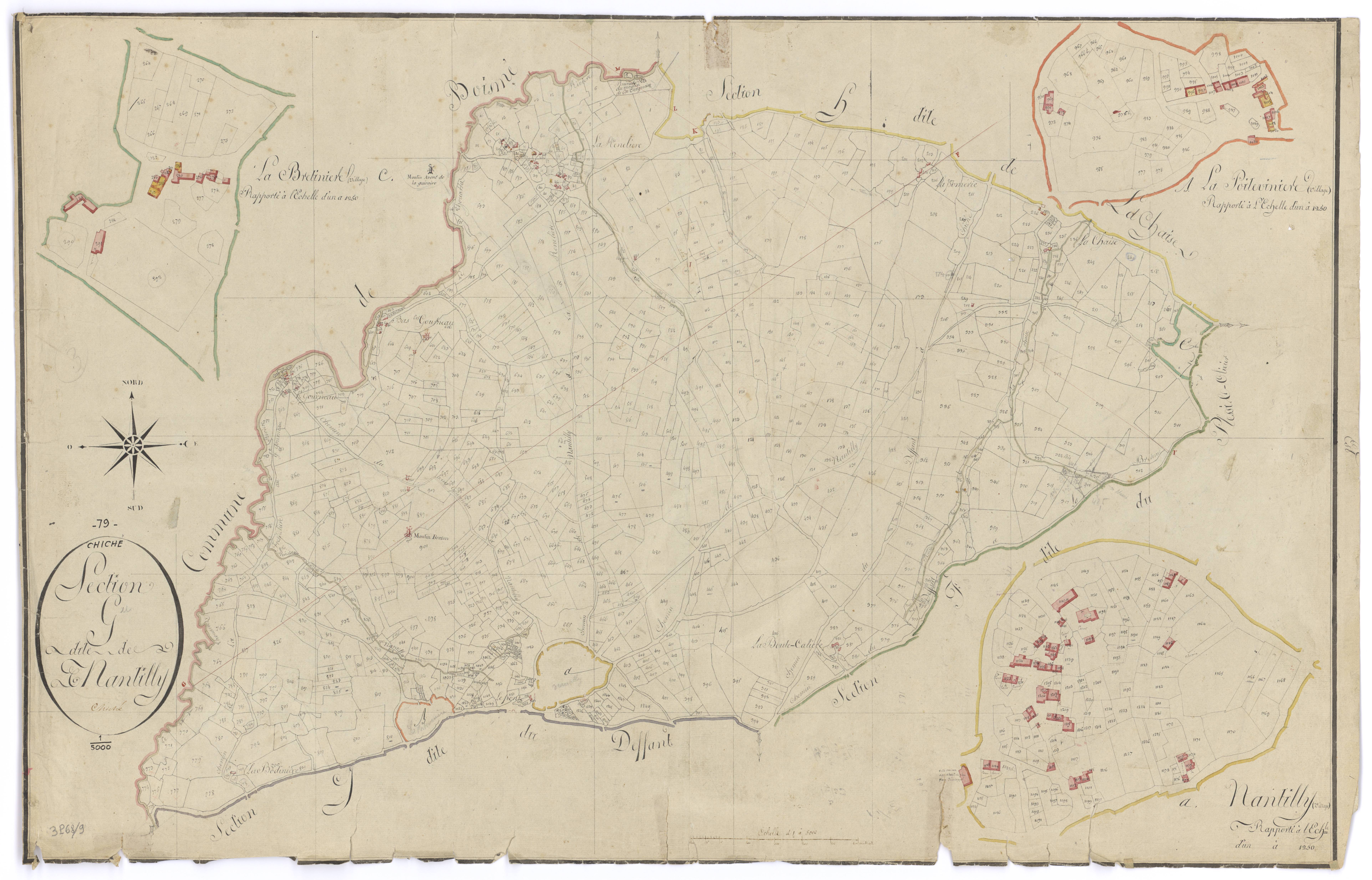 Chiché - FRAD079_CADASTRE_NAPOLEONIEN Section G dite de Nantilly 