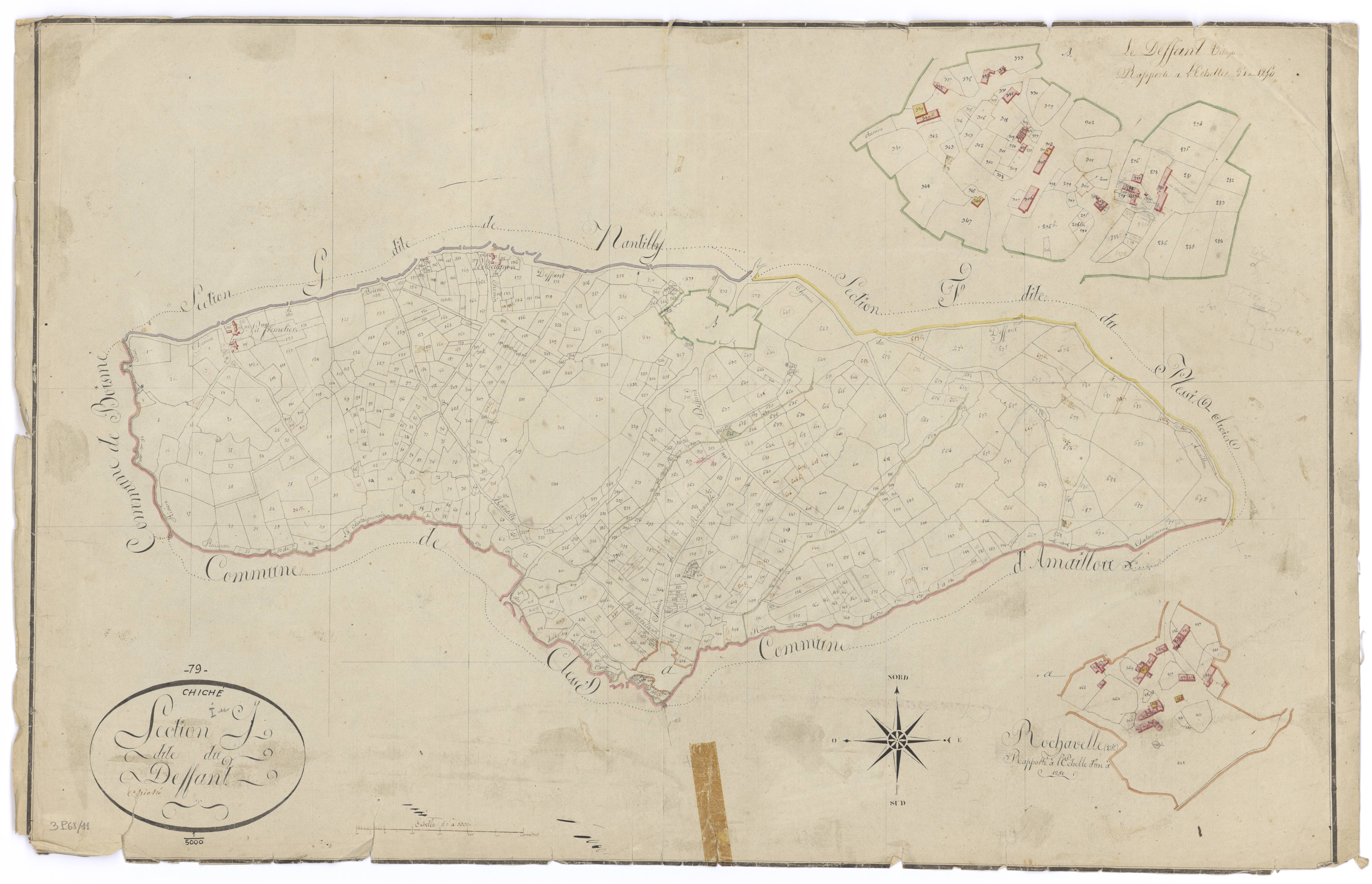Chiché - FRAD079_CADASTRE_NAPOLEONIEN Section I dite du Deffant 