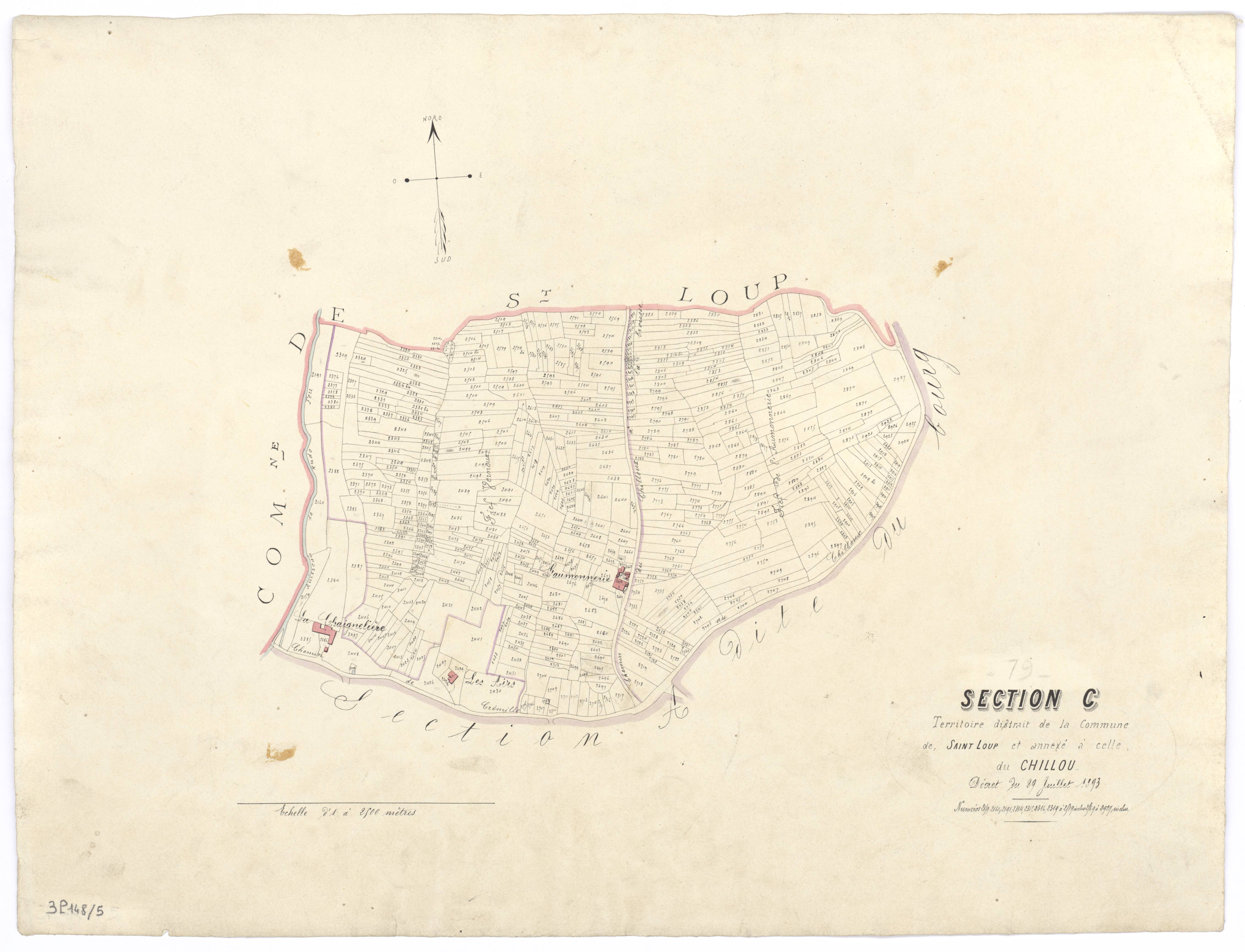 Le Chillou - FRAD079_CADASTRE_NAPOLEONIEN Section C 