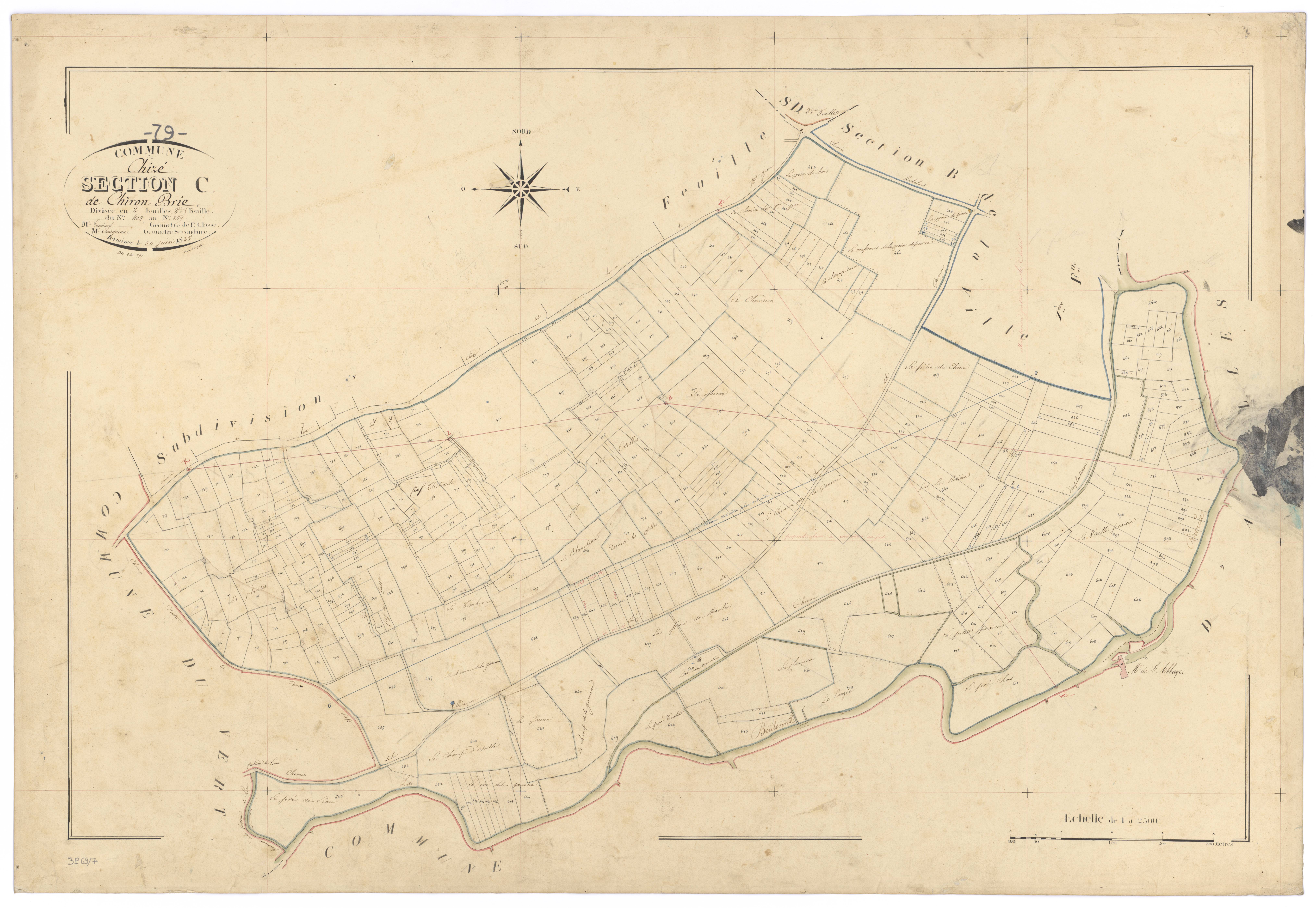 Chizé - FRAD079_CADASTRE_NAPOLEONIEN Section C2 dite de Chiron Brie 