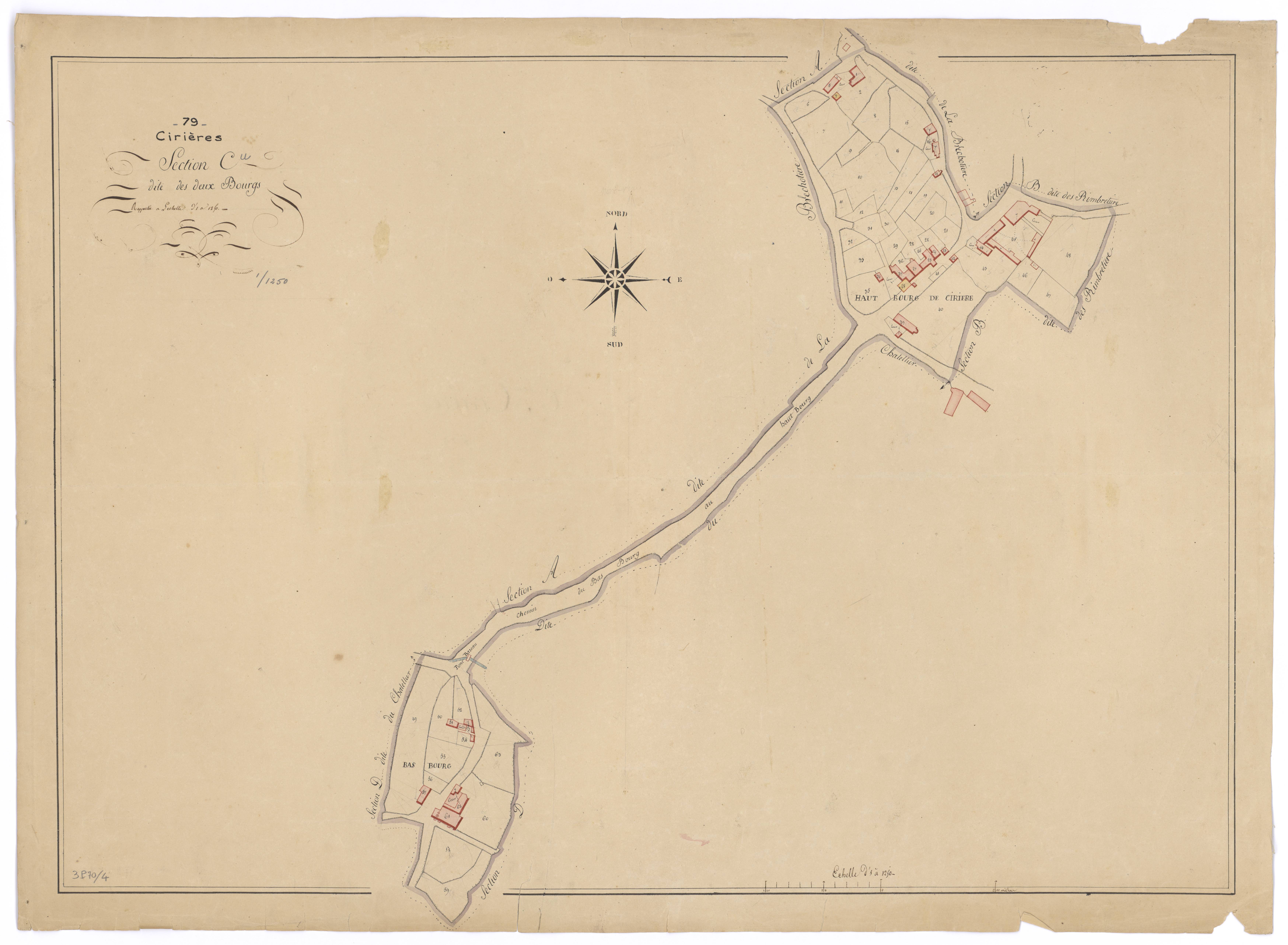 Cirières - FRAD079_CADASTRE_NAPOLEONIEN Section C dite des deux bourgs 