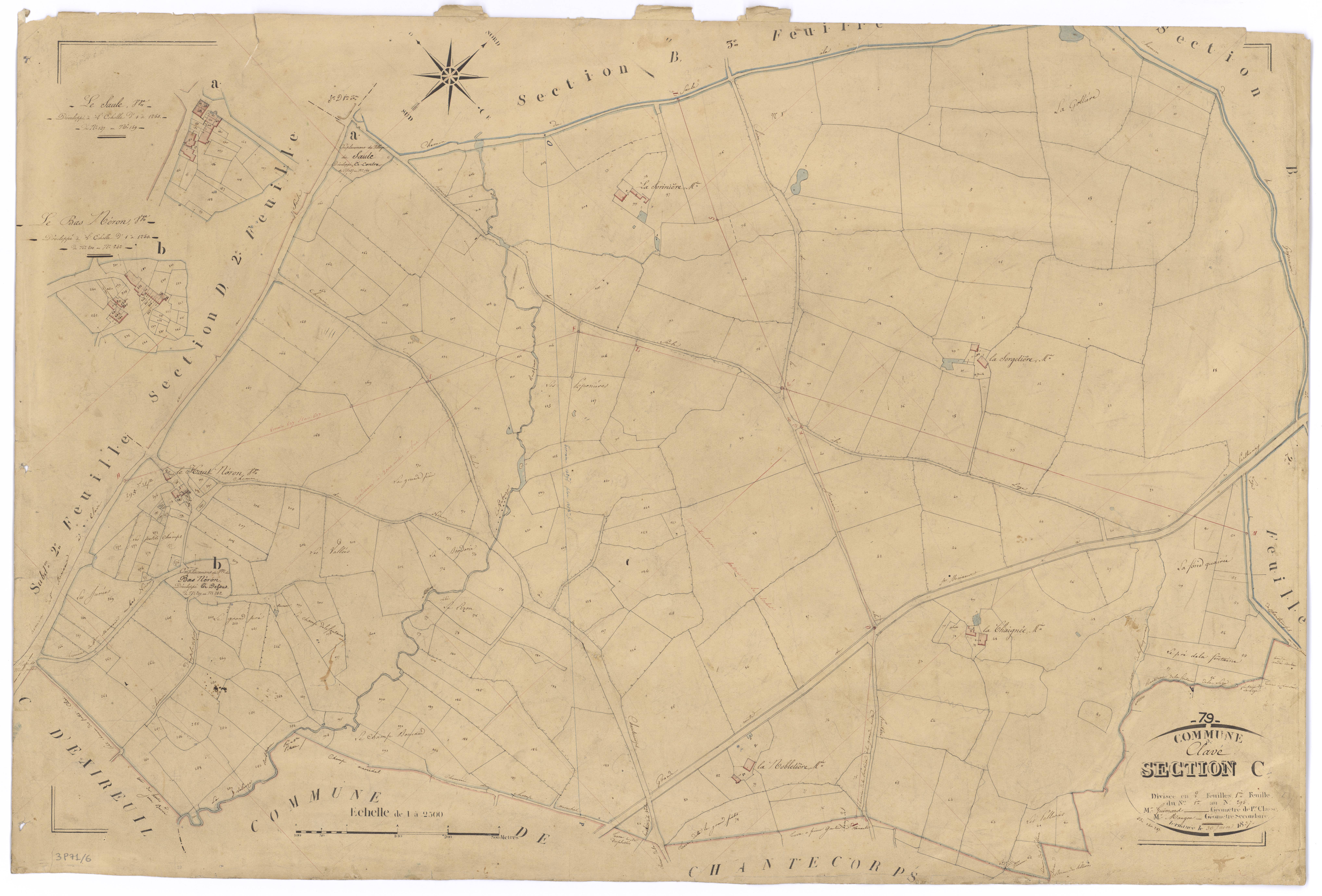 Clavé - FRAD079_CADASTRE_NAPOLEONIEN Section C1 dite du Néron 