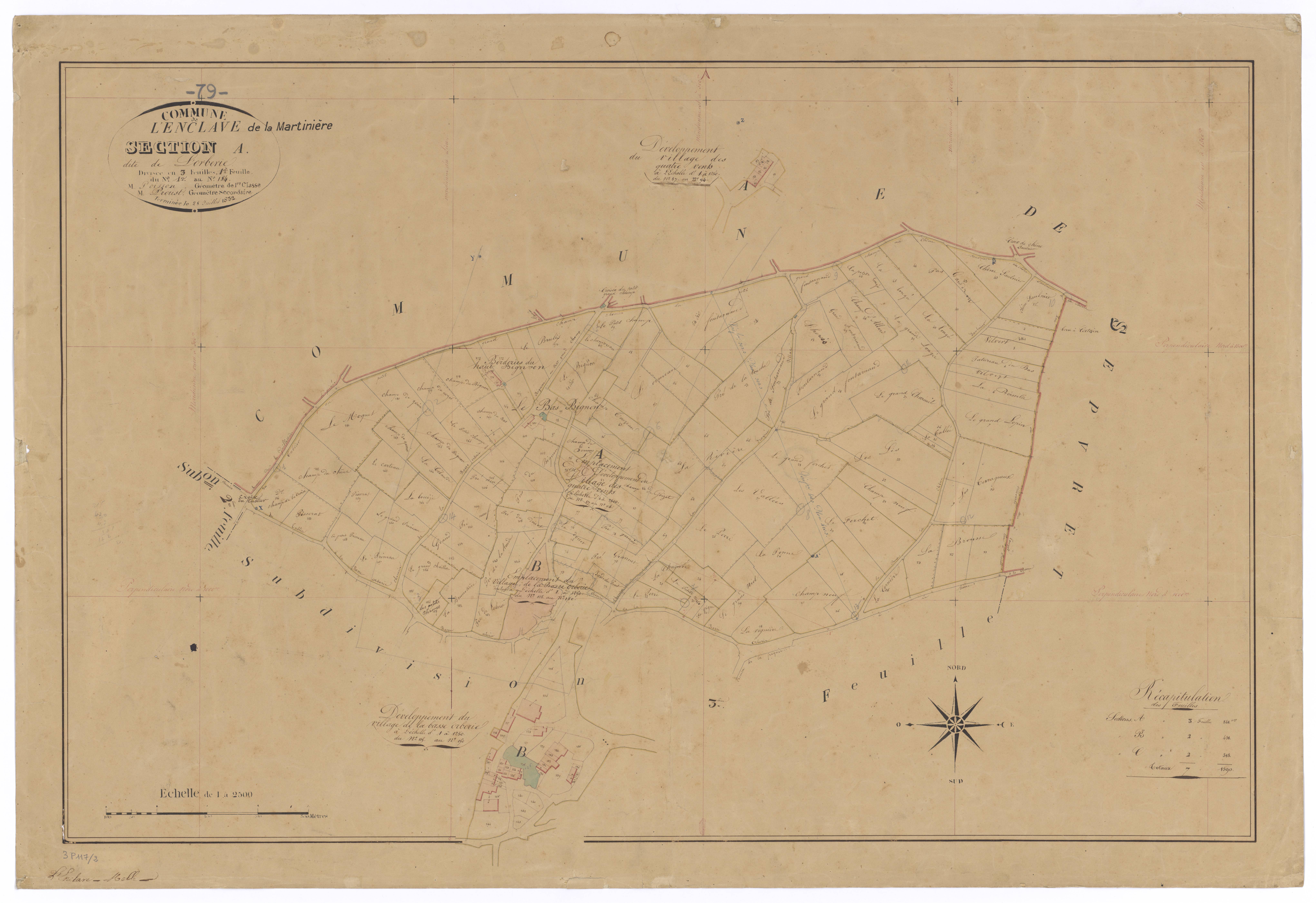 Clavé - FRAD079_CADASTRE_NAPOLEONIEN Section A1 dite de l'Orberie 