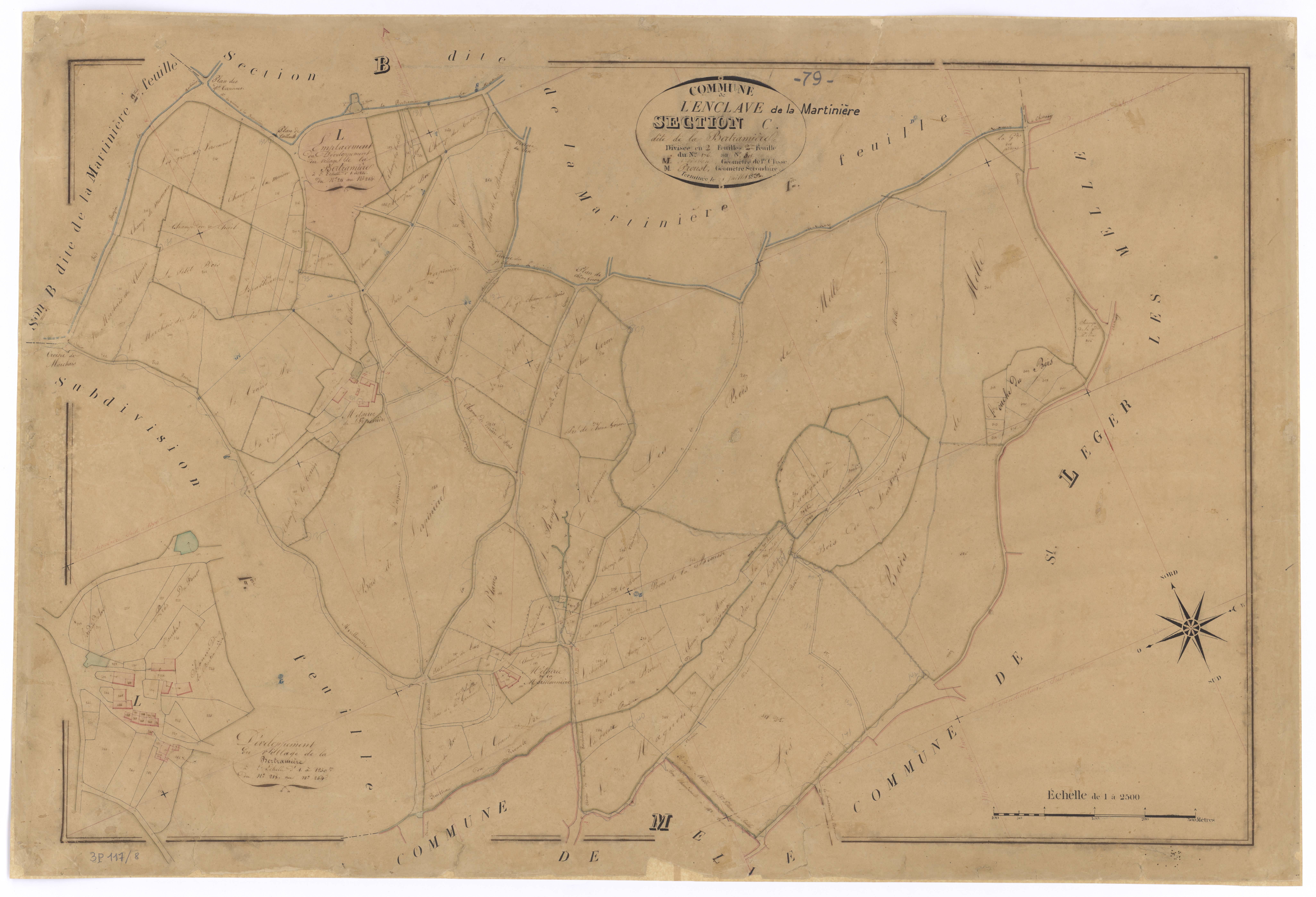 Clavé - FRAD079_CADASTRE_NAPOLEONIEN Section C2 Bertramière 