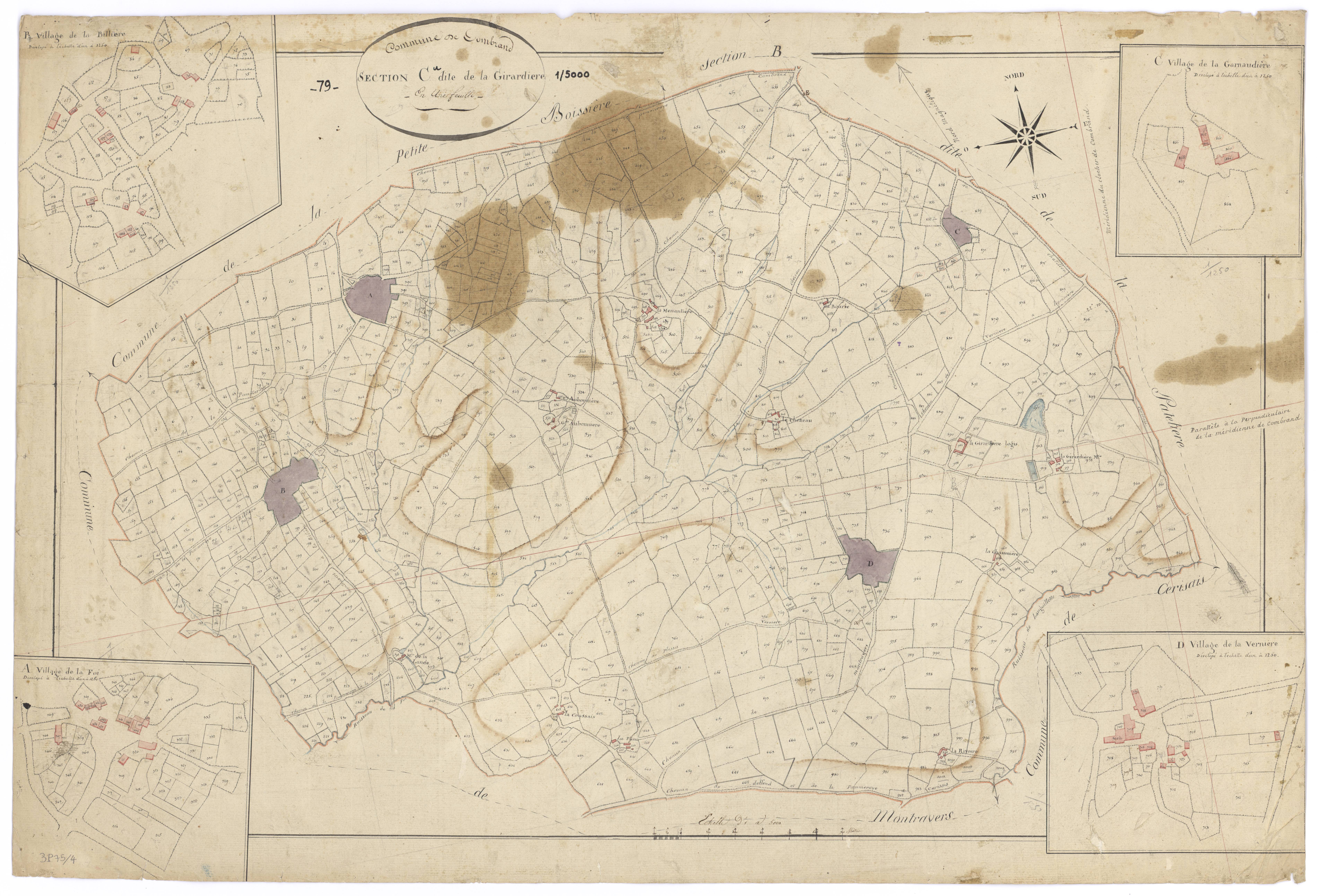 Combrand - FRAD079_CADASTRE_NAPOLEONIEN Section C dite de la Girardière