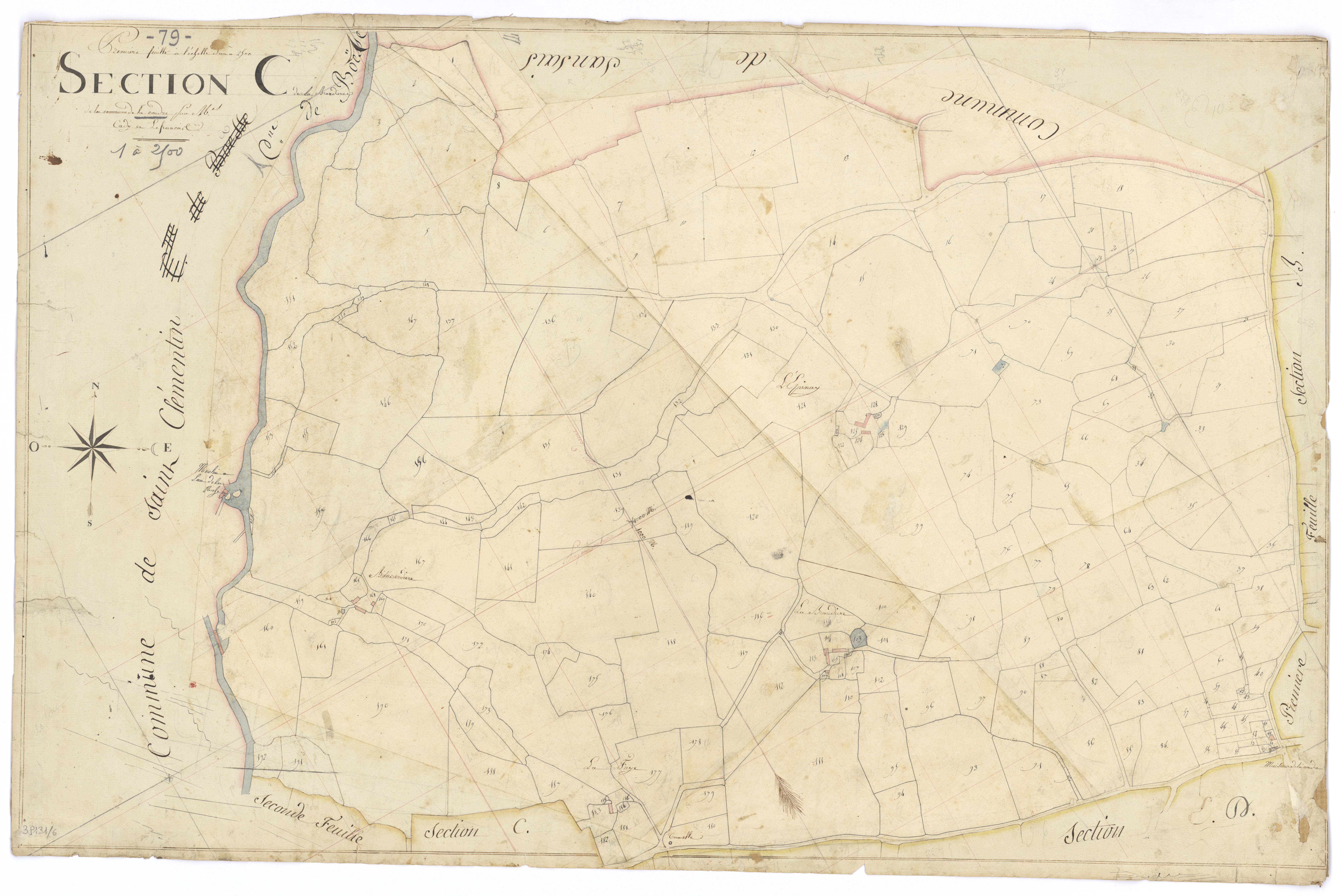 La Coudre - FRAD079_CADASTRE_NAPOLEONIEN Section C1 dite de la Braudière