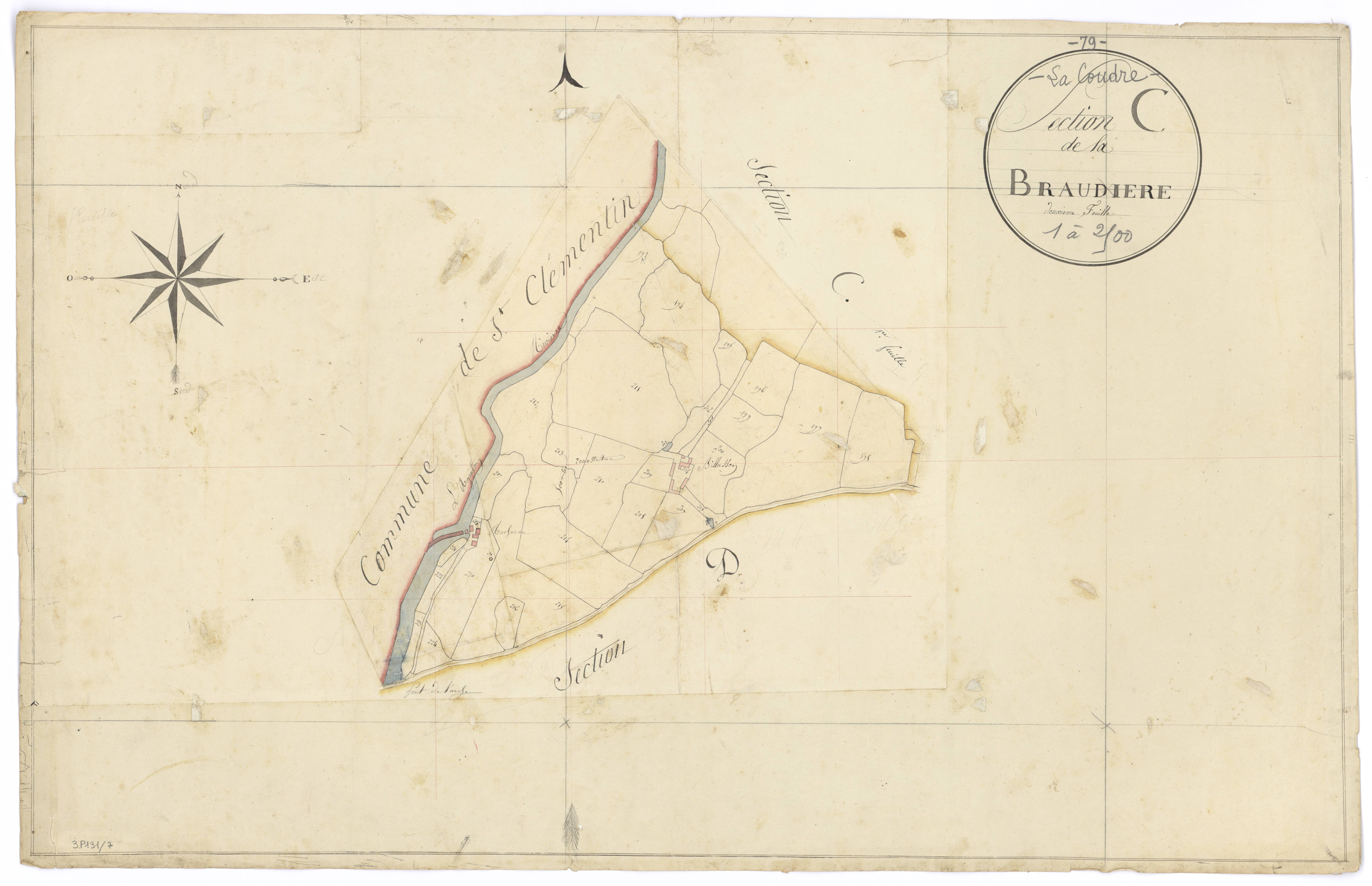 La Coudre - FRAD079_CADASTRE_NAPOLEONIEN Section C2 dite de la Braudière