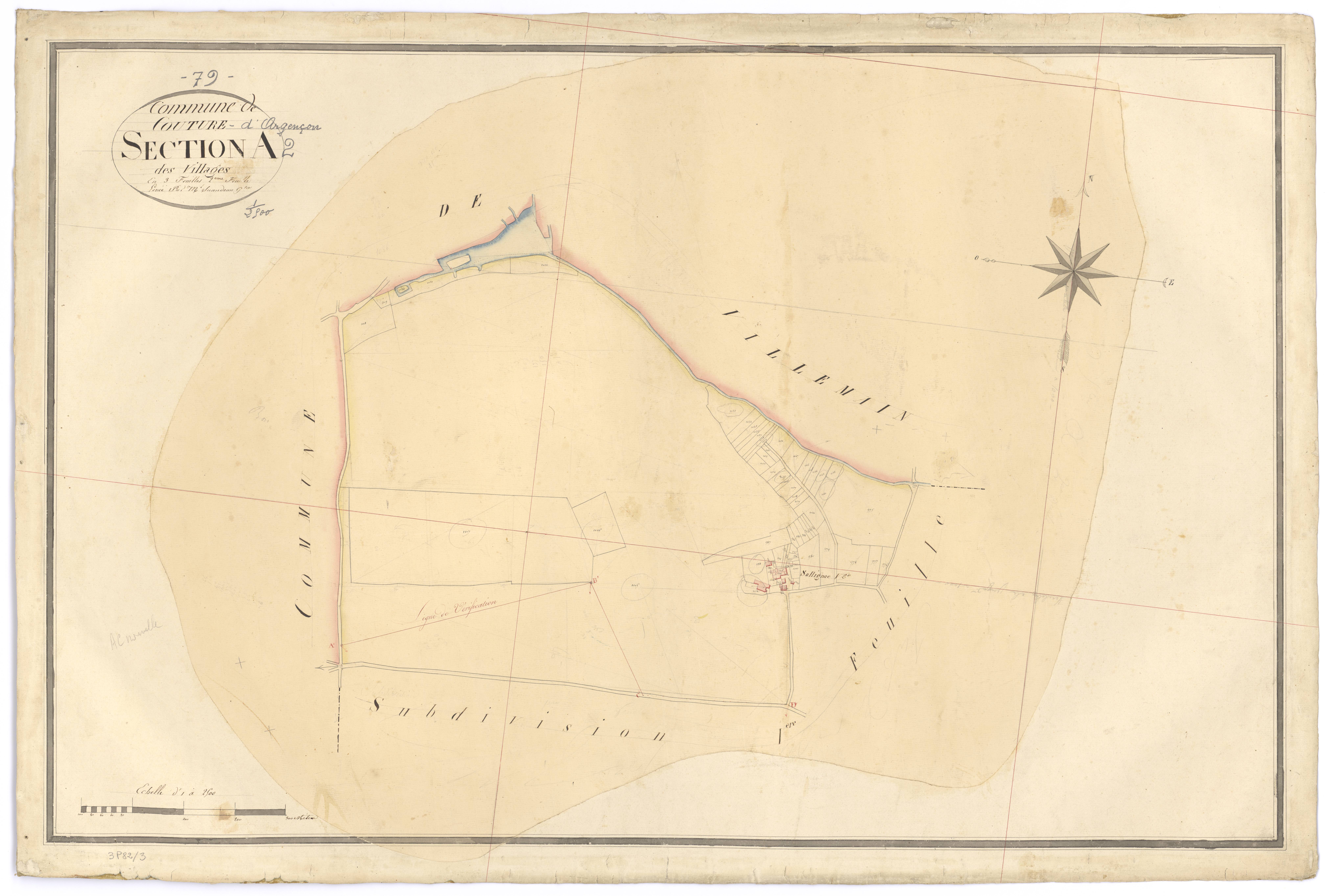 Couture-d'Argenson - FRAD079_CADASTRE_NAPOLEONIEN Section A2 dite des Villages