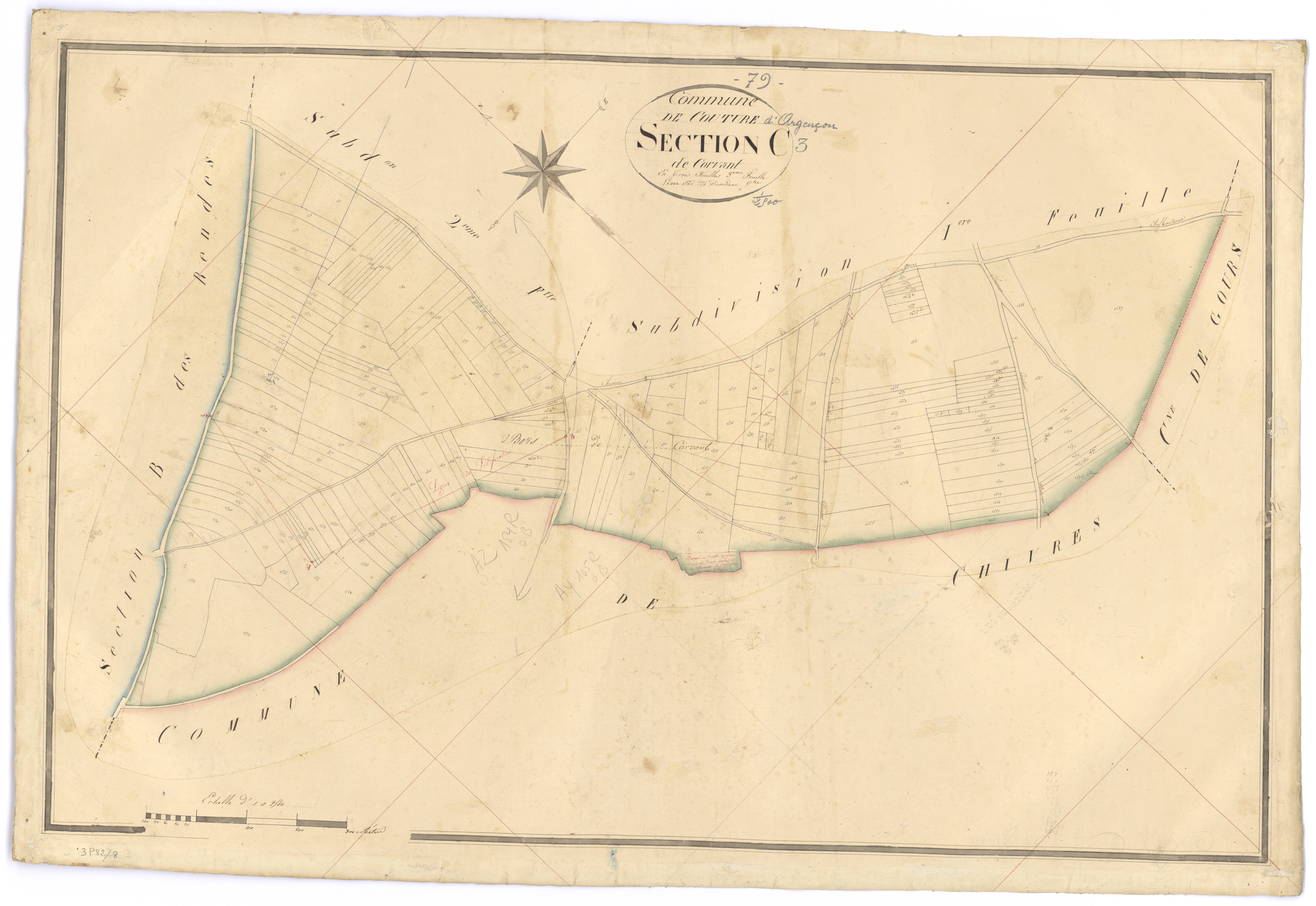 Couture-d'Argenson - FRAD079_CADASTRE_NAPOLEONIEN Section C3 dite de Corvant