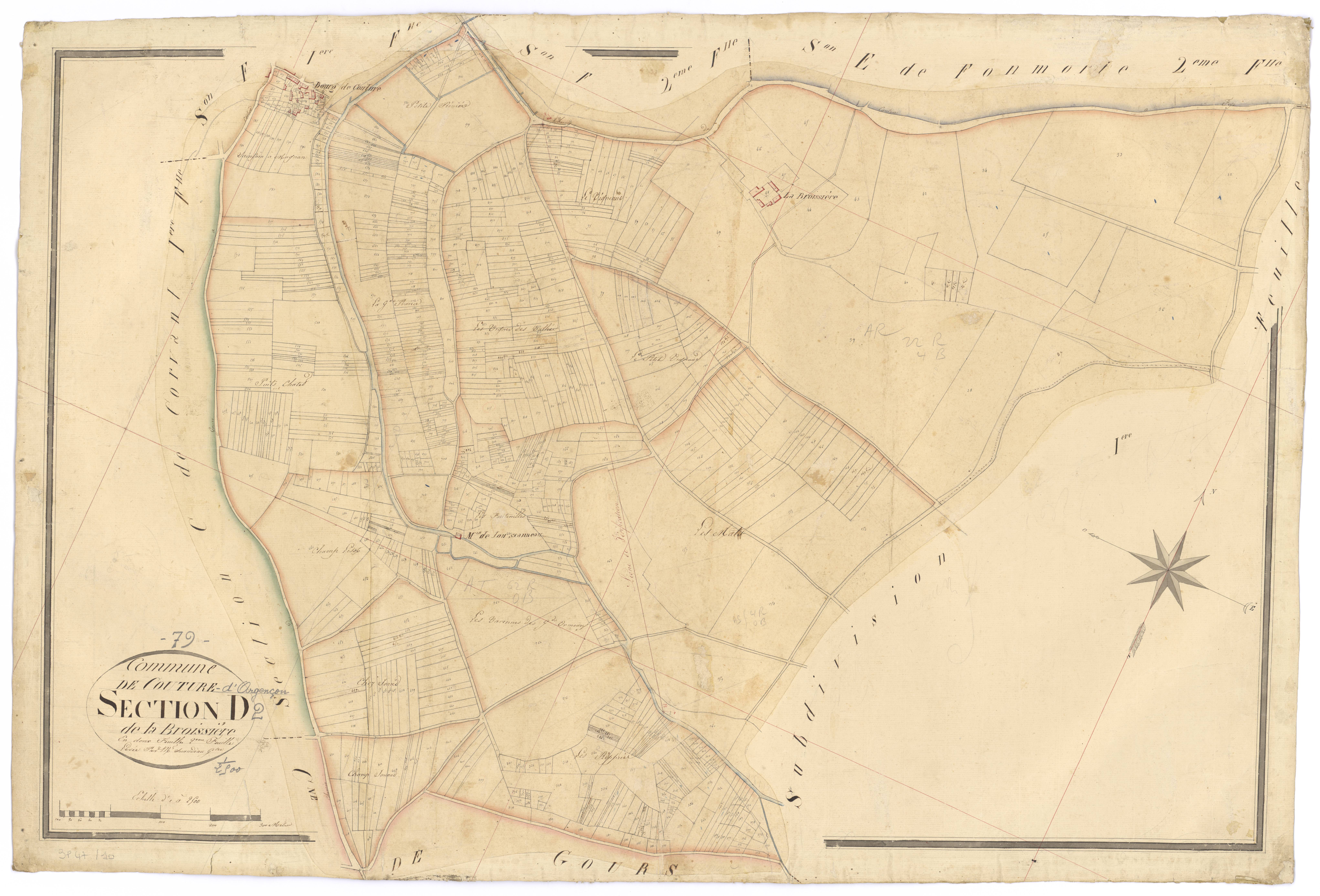 Couture-d'Argenson - FRAD079_CADASTRE_NAPOLEONIEN Section D2 dite de la Broissiere 