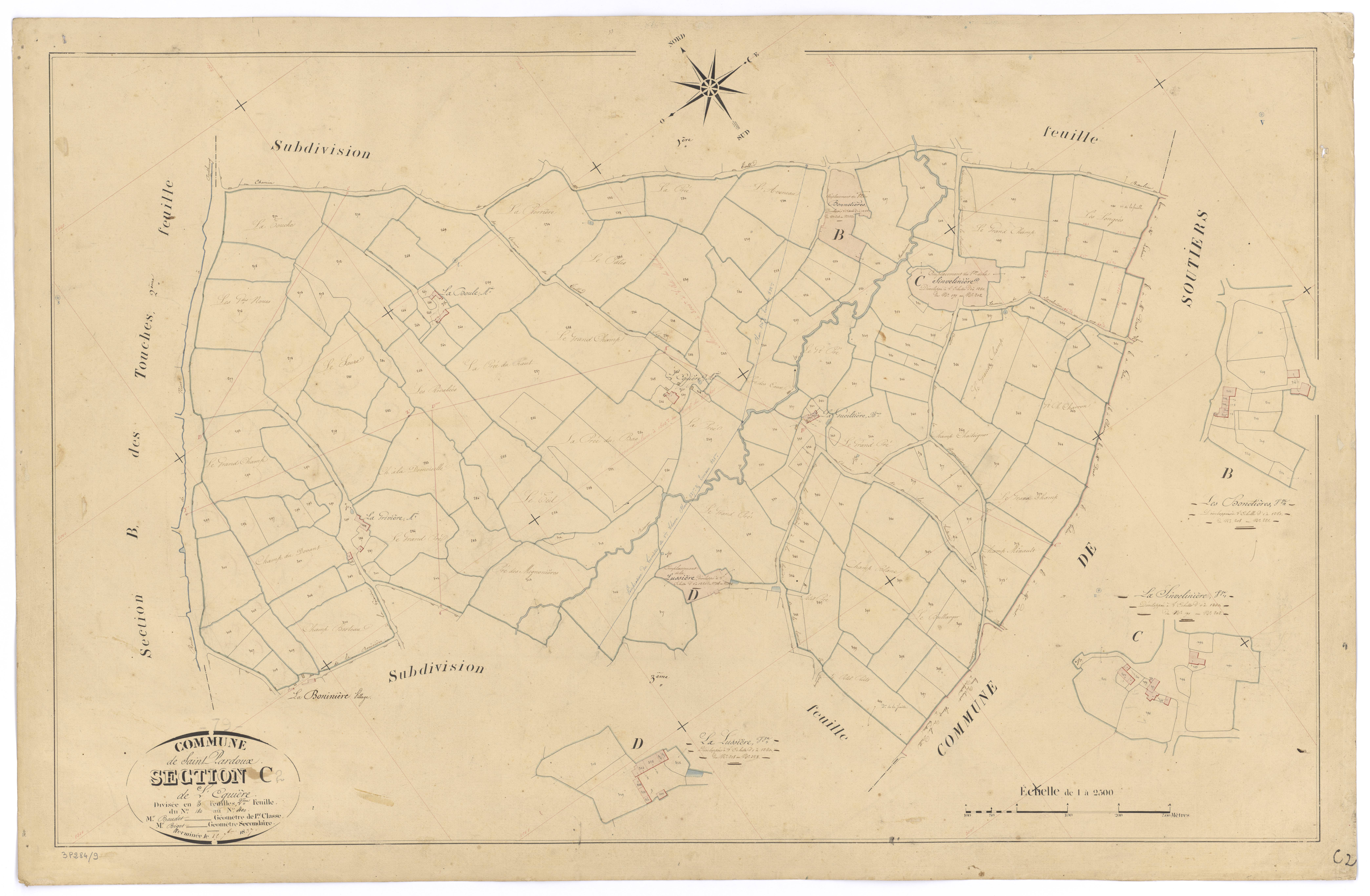 Doux - FRAD079_CADASTRE_NAPOLEONIEN Section C2 dite de l'Eguière