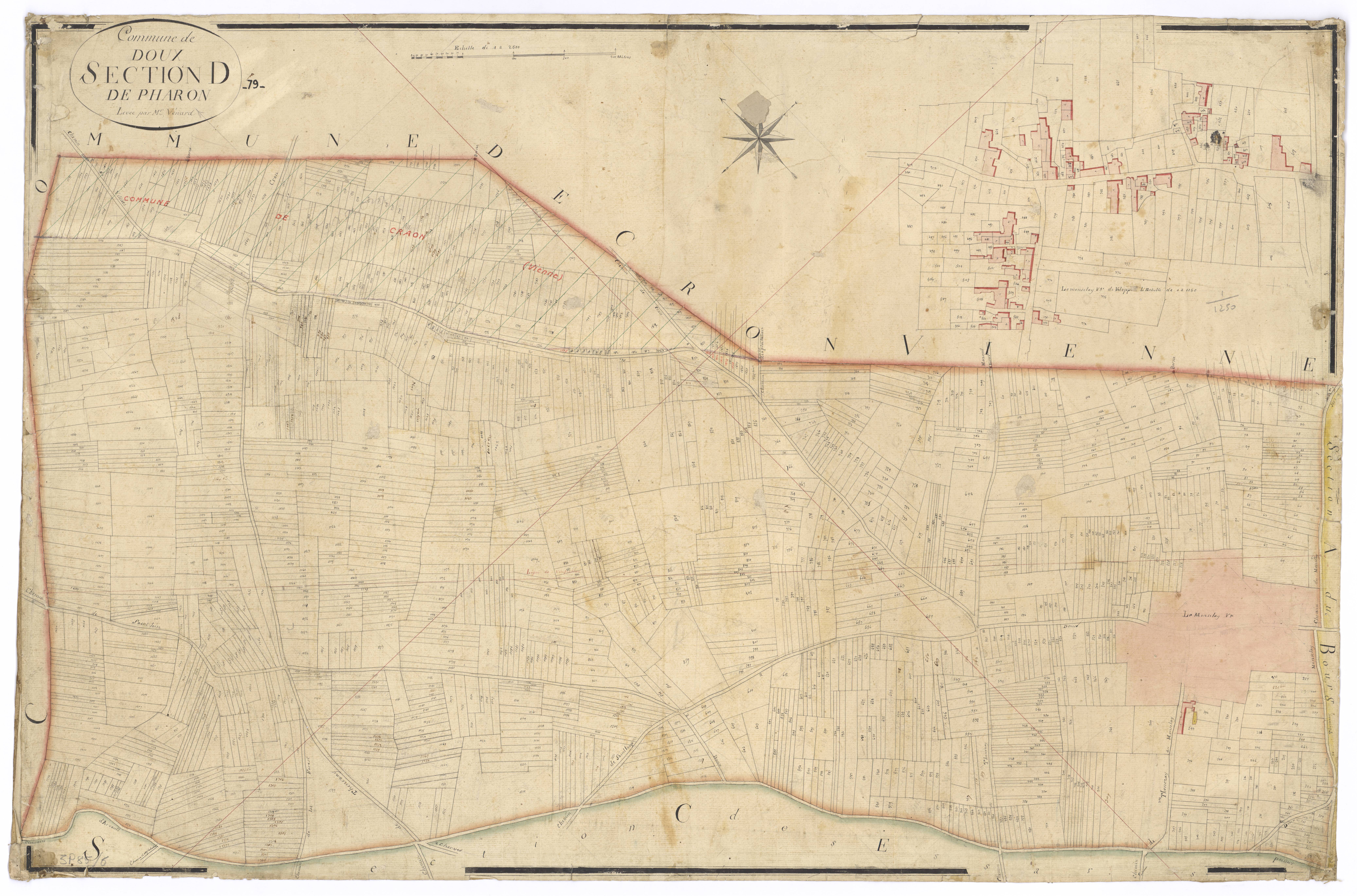 Doux - FRAD079_CADASTRE_NAPOLEONIEN Section D dite de Pharon 