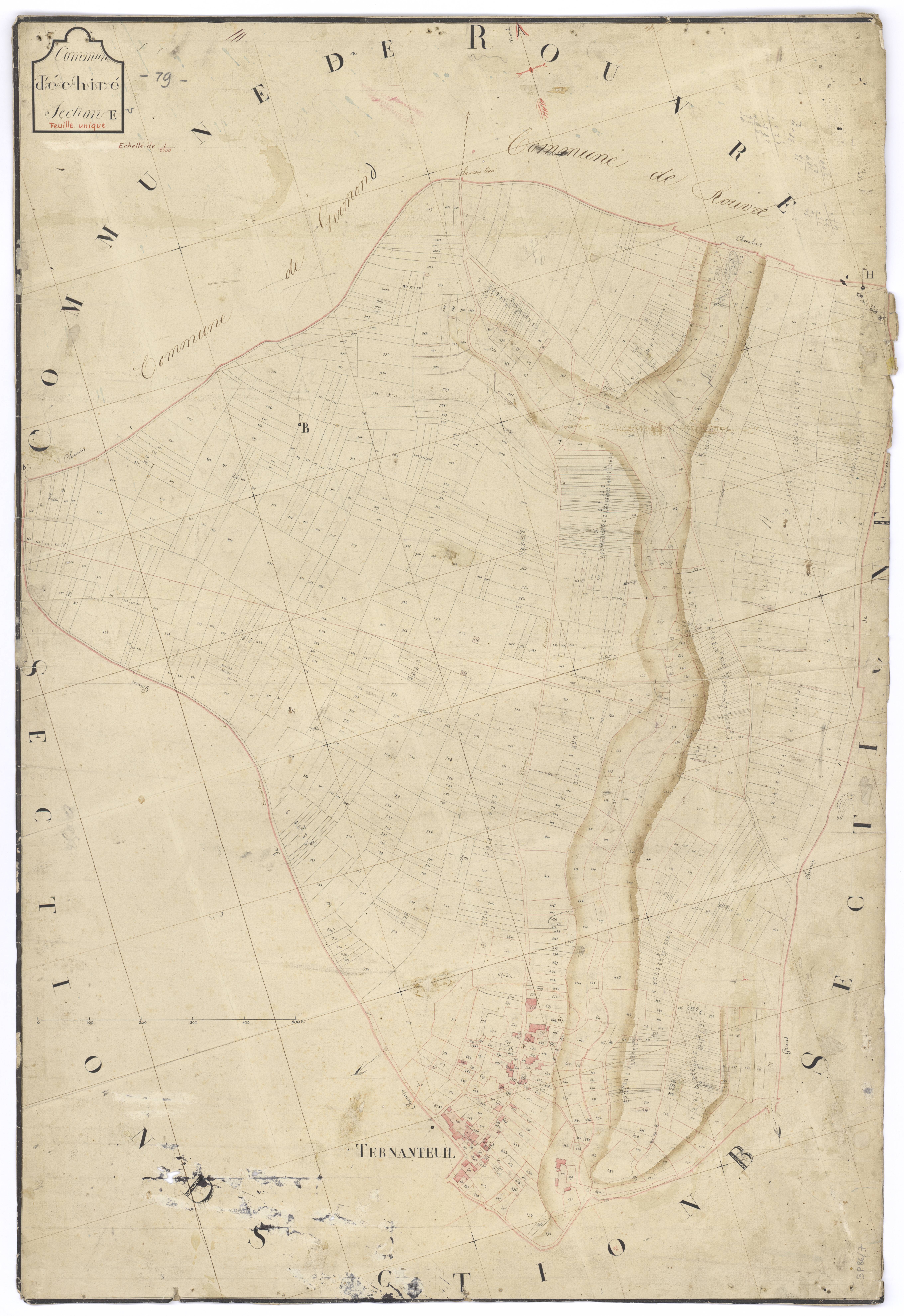 Échiré - FRAD079_CADASTRE_NAPOLEONIEN Section E 
