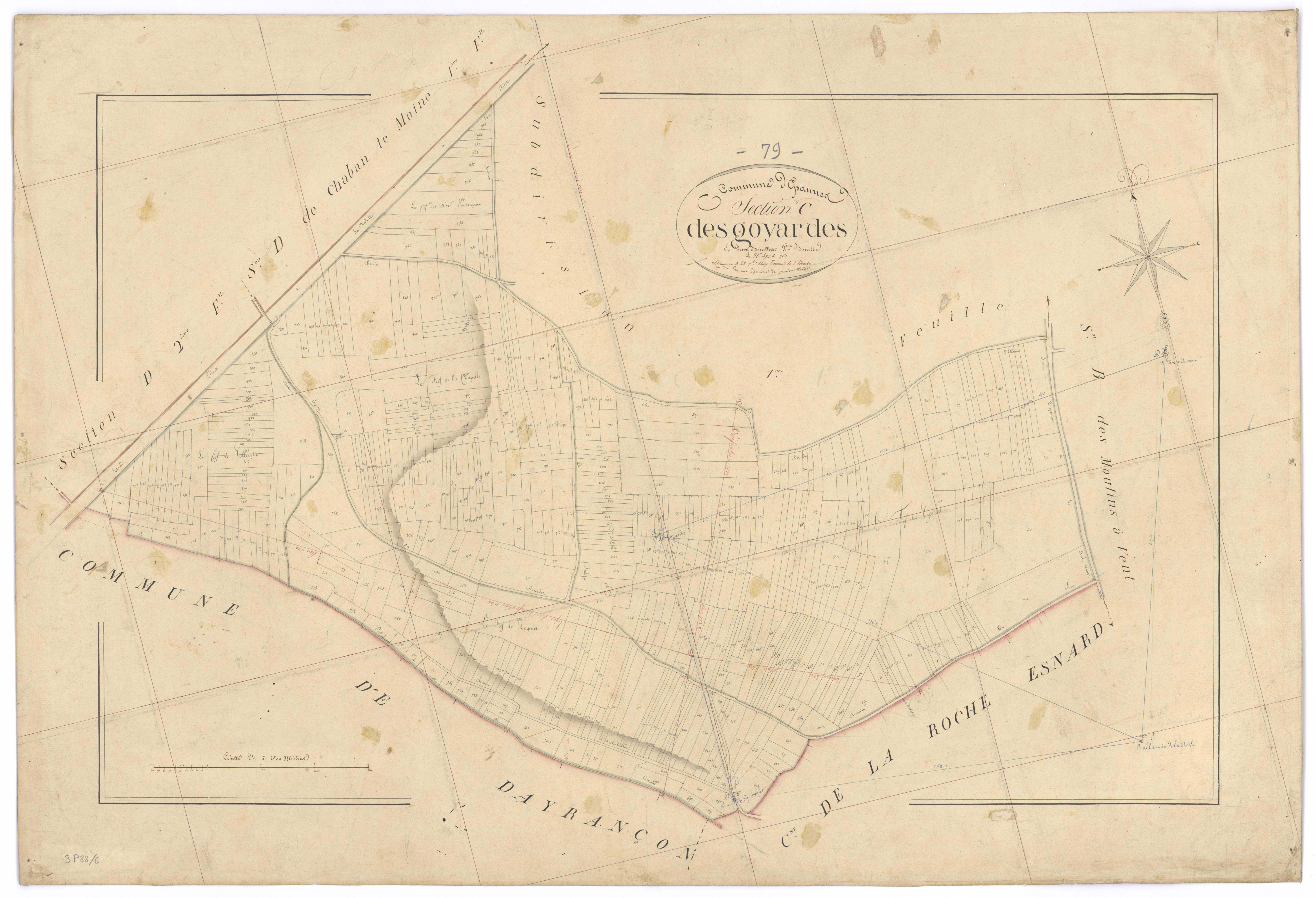 Épannes - FRAD079_CADASTRE_NAPOLEONIEN Section C2 dite des Goyardes 