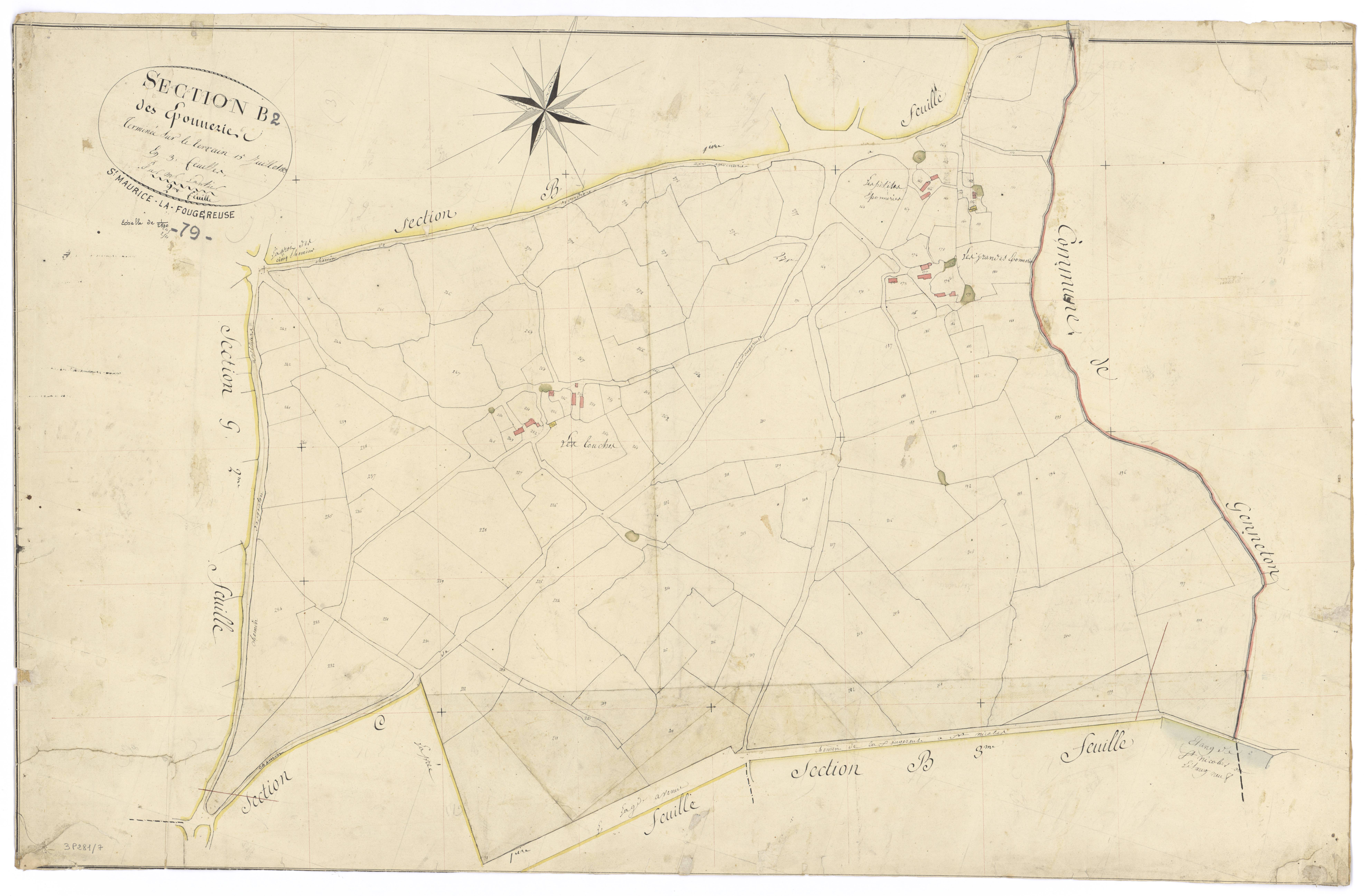 Étusson - FRAD079_CADASTRE_NAPOLEONIEN Section B2 dite des Eponneries