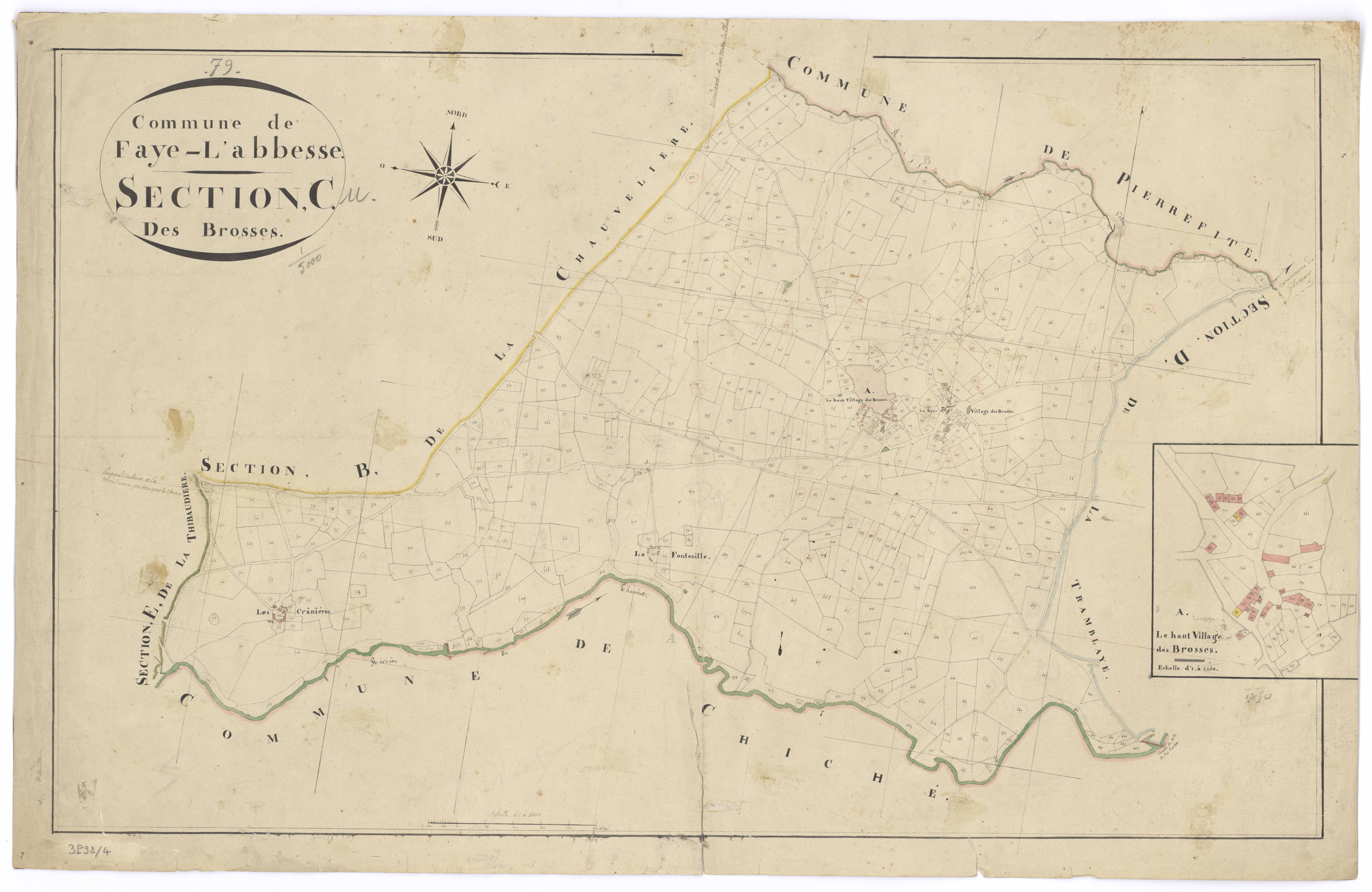Faye-l'Abbesse - FRAD079_CADASTRE_NAPOLEONIEN Section C dite des Brosses 