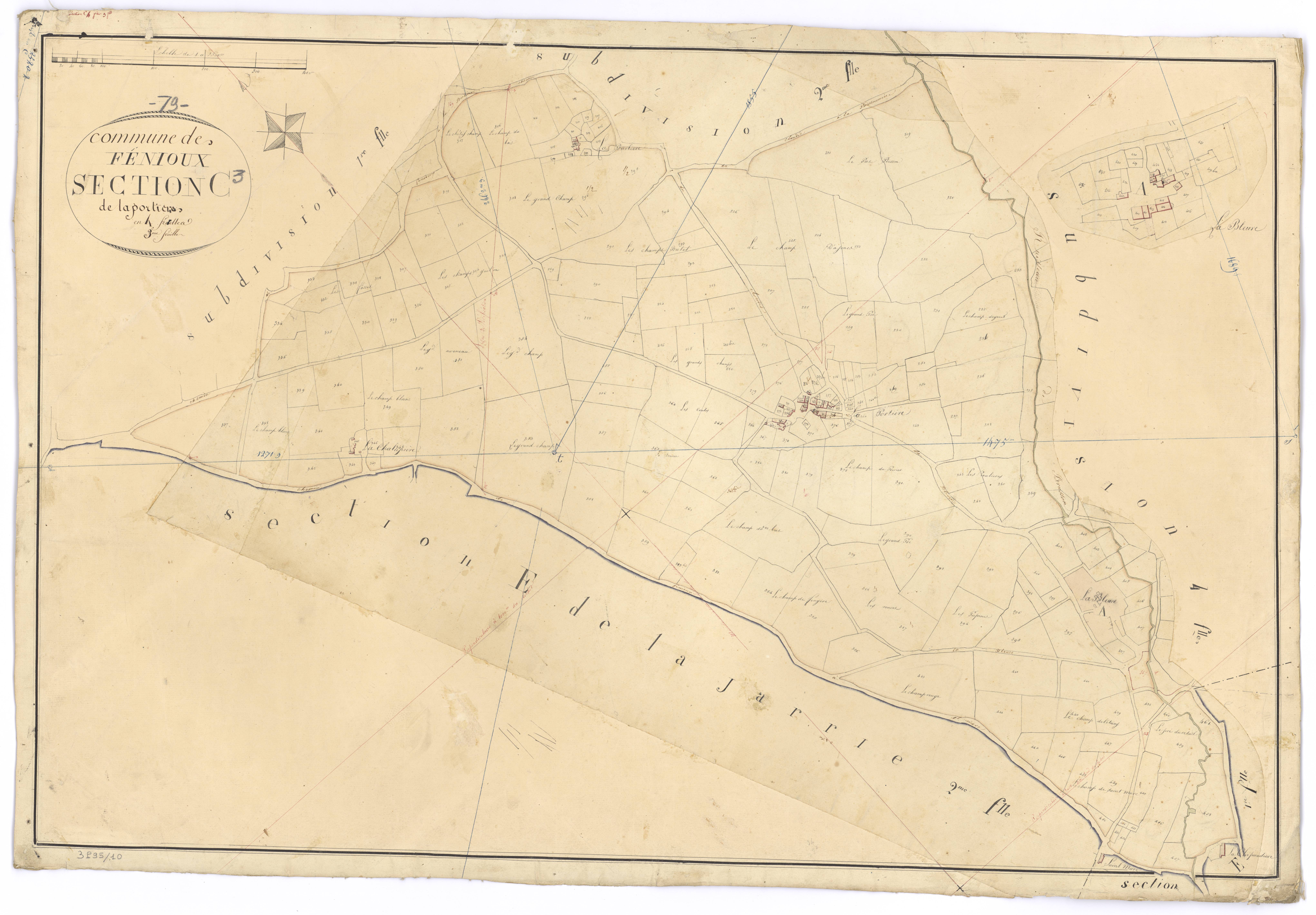 Fenioux - FRAD079_CADASTRE_NAPOLEONIEN Section C3 dite de la Portière 