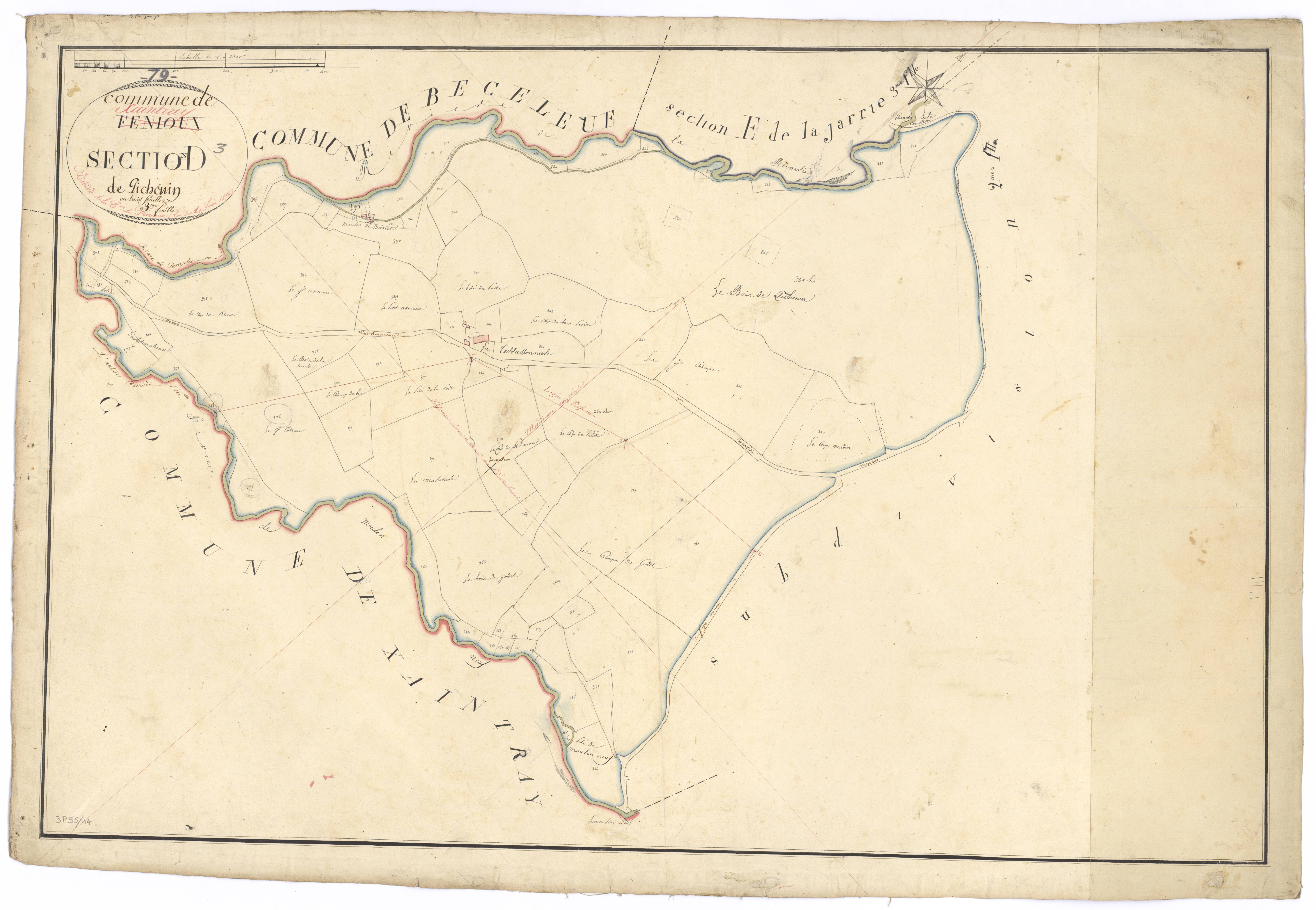 Fenioux - FRAD079_CADASTRE_NAPOLEONIEN Section D3 dite de Pichenin 