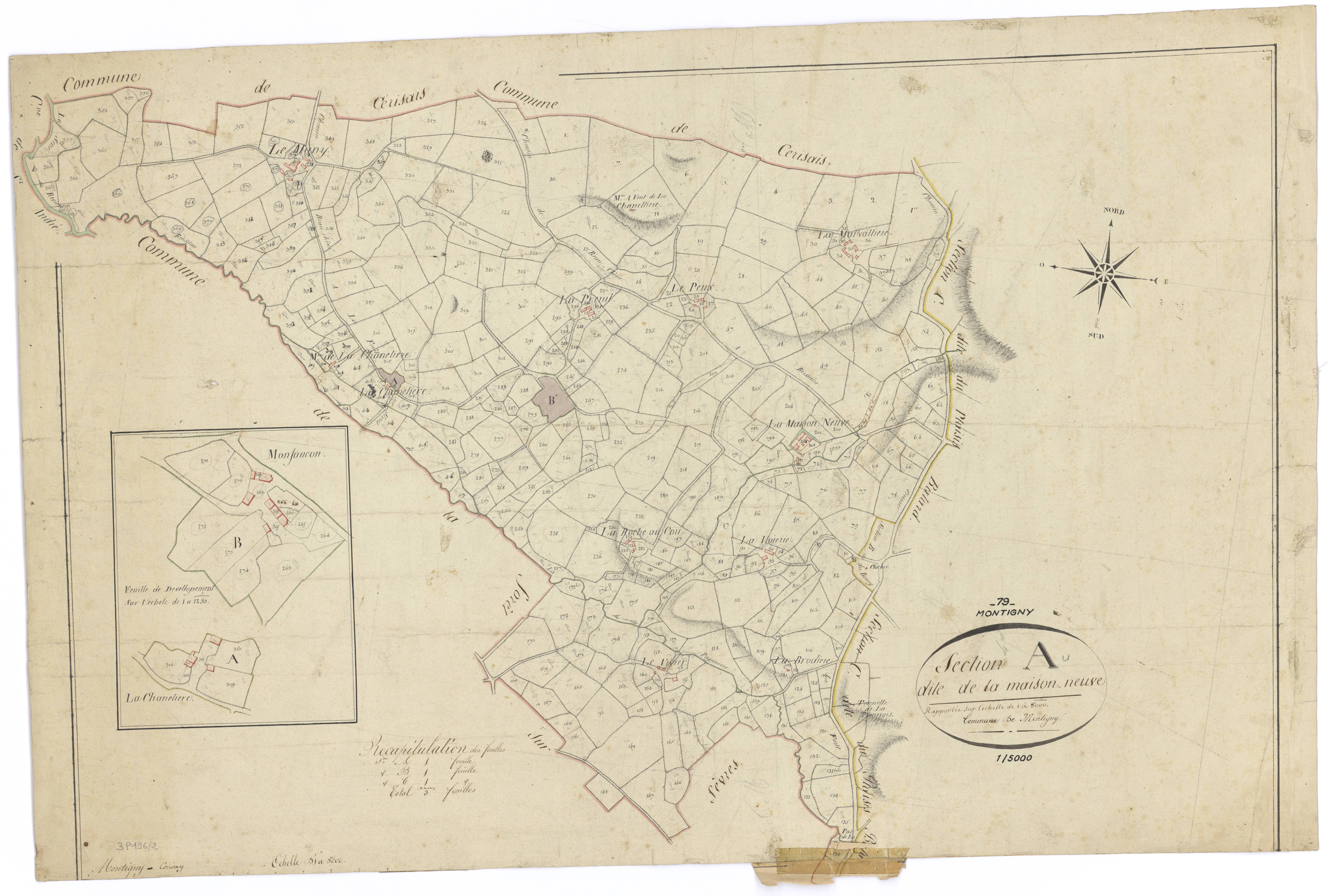 La Forêt-sur-Sèvre - FRAD079_CADASTRE_NAPOLEONIEN Section A dite de la Maison-Neuve 