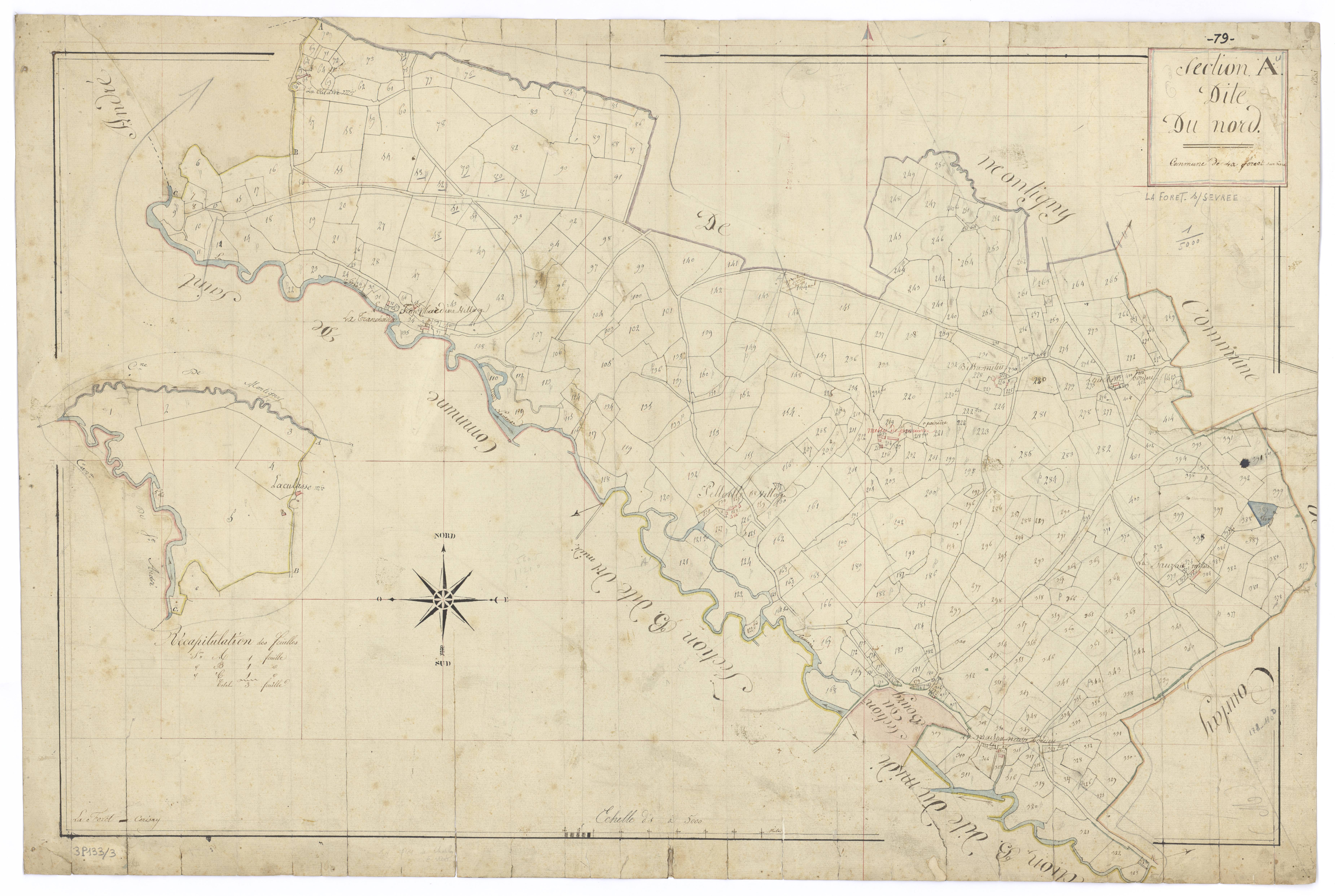 La Forêt-sur-Sèvre - FRAD079_CADASTRE_NAPOLEONIEN Section A dite du Nord 