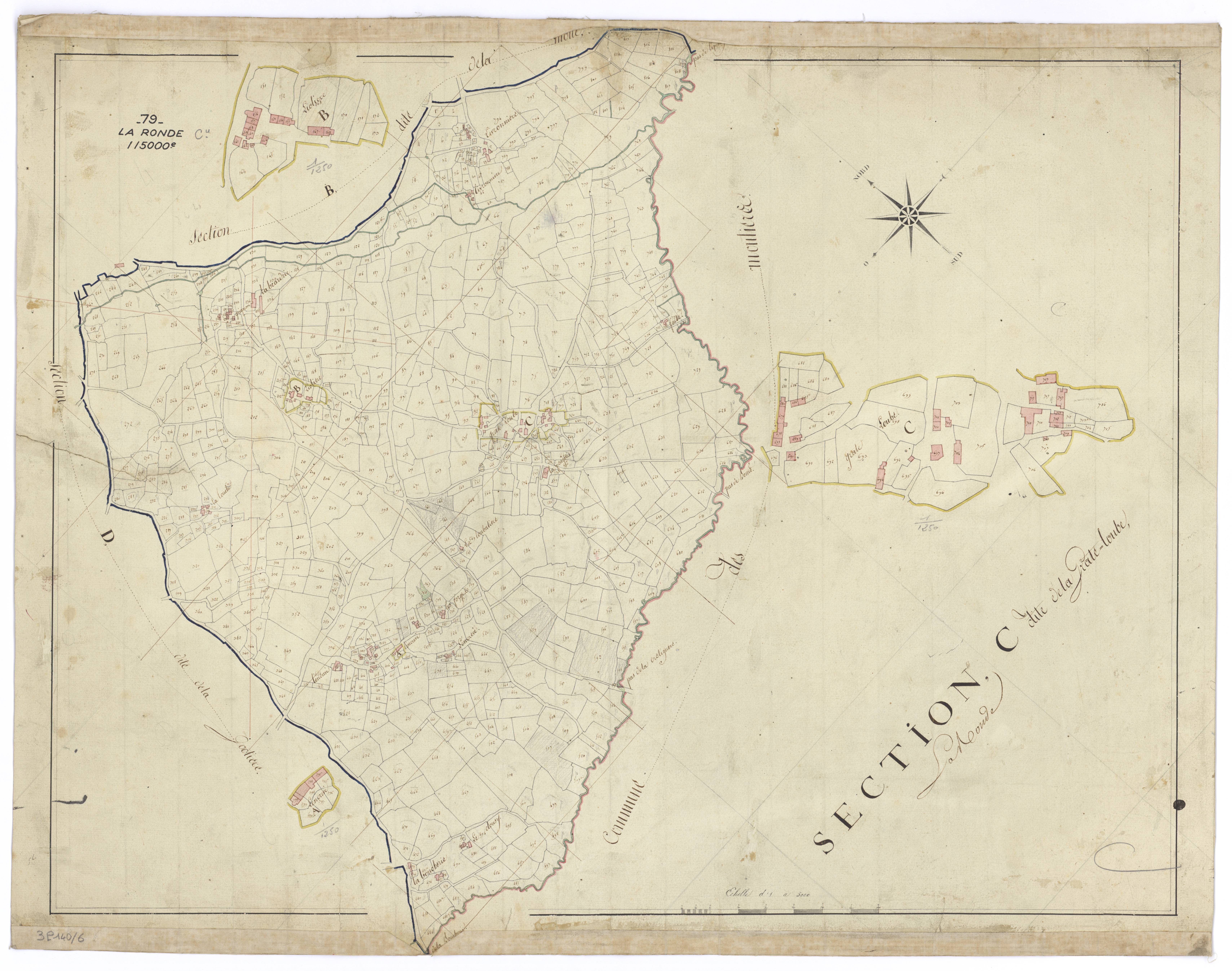 La Forêt-sur-Sèvre - FRAD079_CADASTRE_NAPOLEONIEN Section C dite du Grate-Loube 
