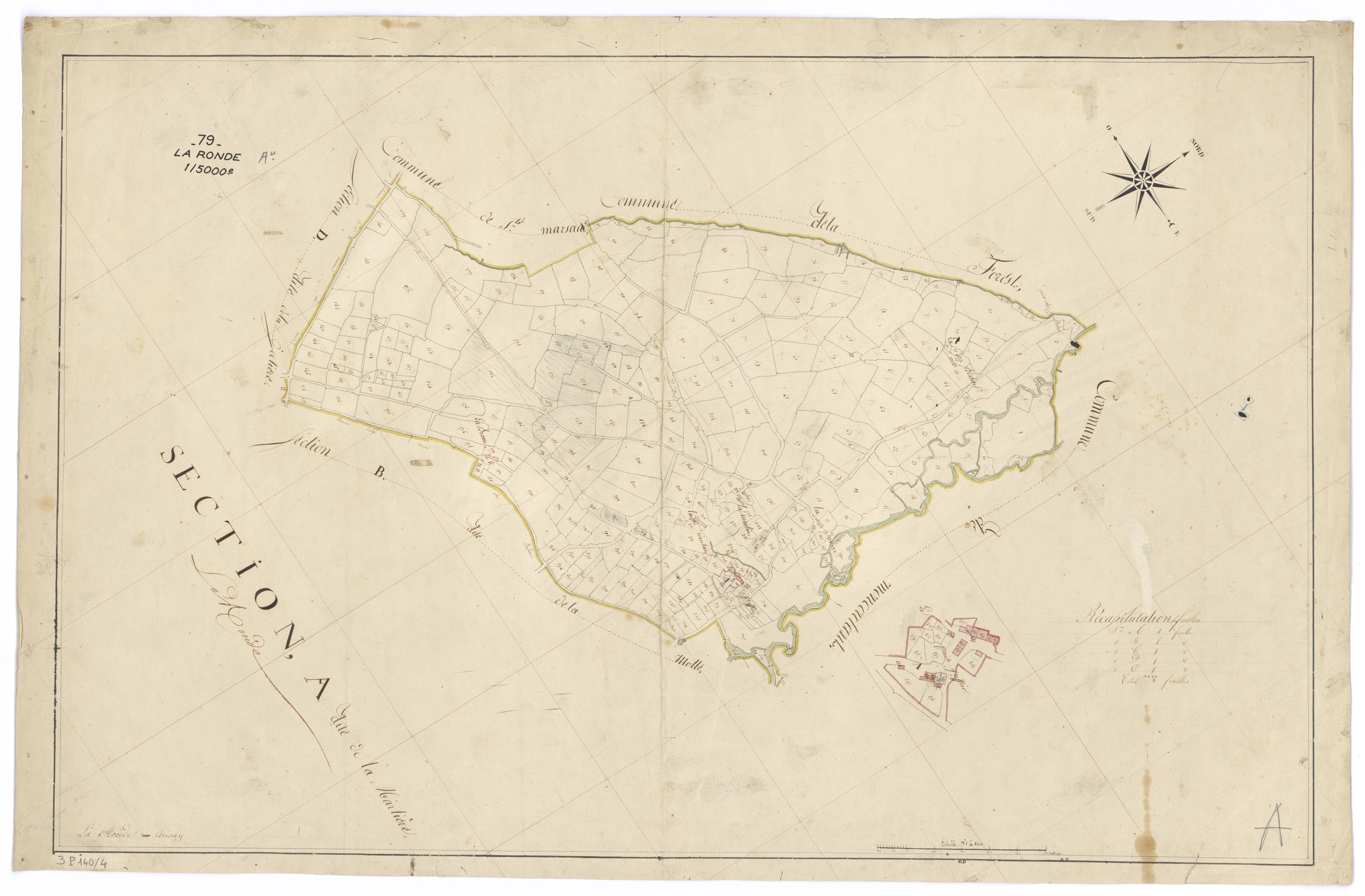 La Forêt-sur-Sèvre - FRAD079_CADASTRE_NAPOLEONIEN Section A2 dite de la Marlière (double) 