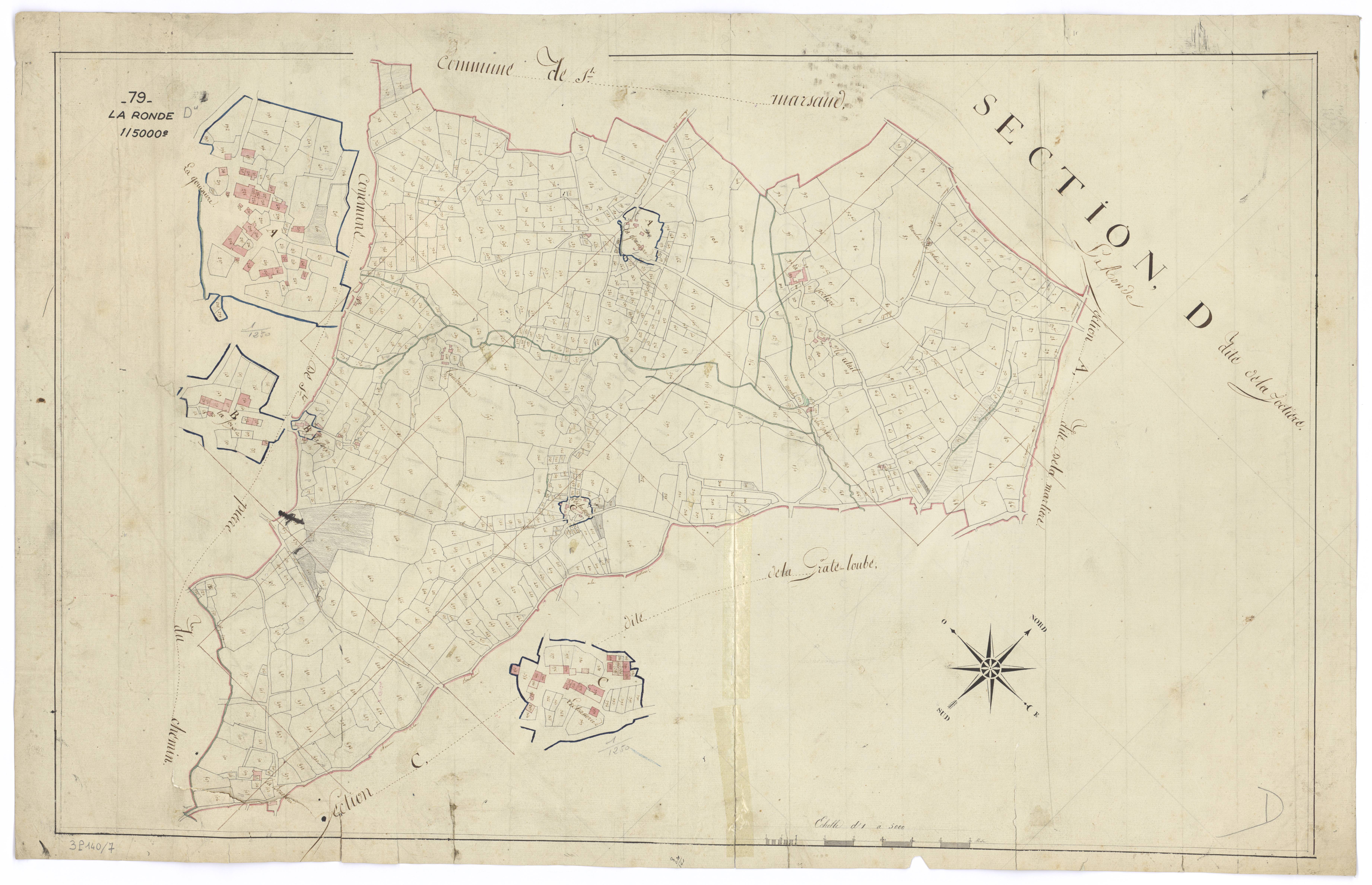 La Forêt-sur-Sèvre - FRAD079_CADASTRE_NAPOLEONIEN Section D dite de la Joctière 