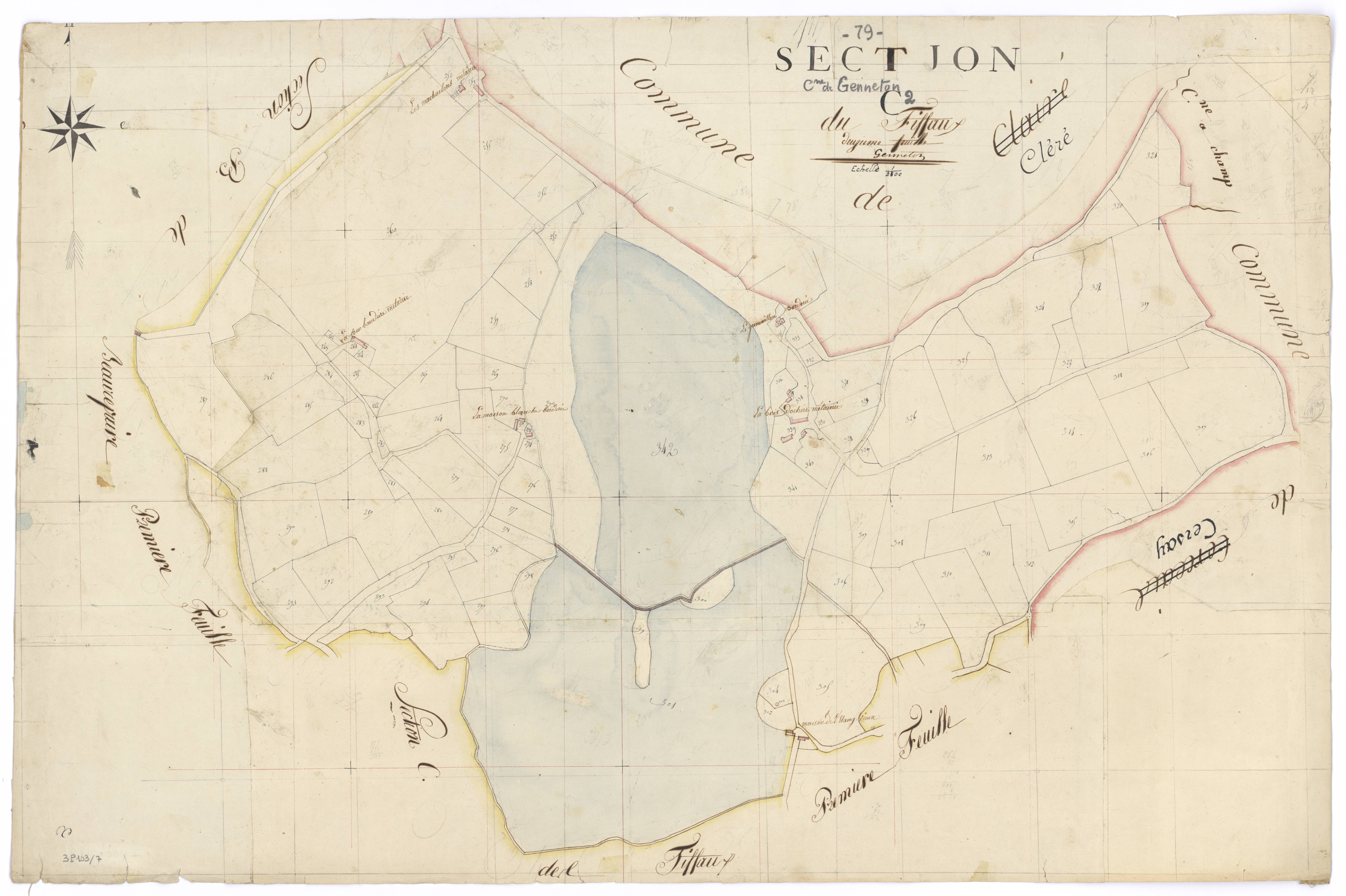 Genneton - FRAD079_CADASTRE_NAPOLEONIEN Section C2 dite du Fiffaud