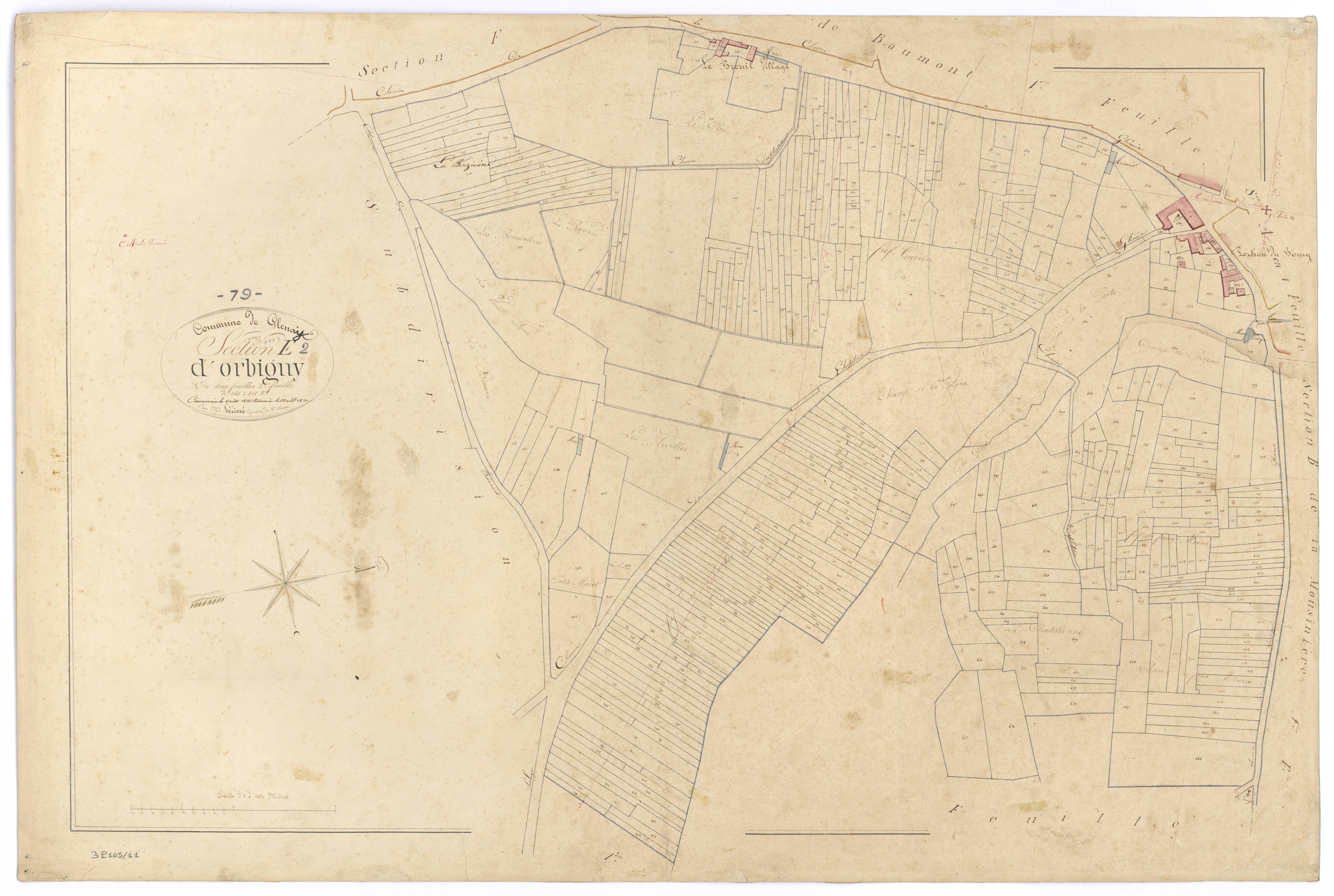 Glénay - FRAD079_CADASTRE_NAPOLEONIEN Section E 2 dite d'Orbigny