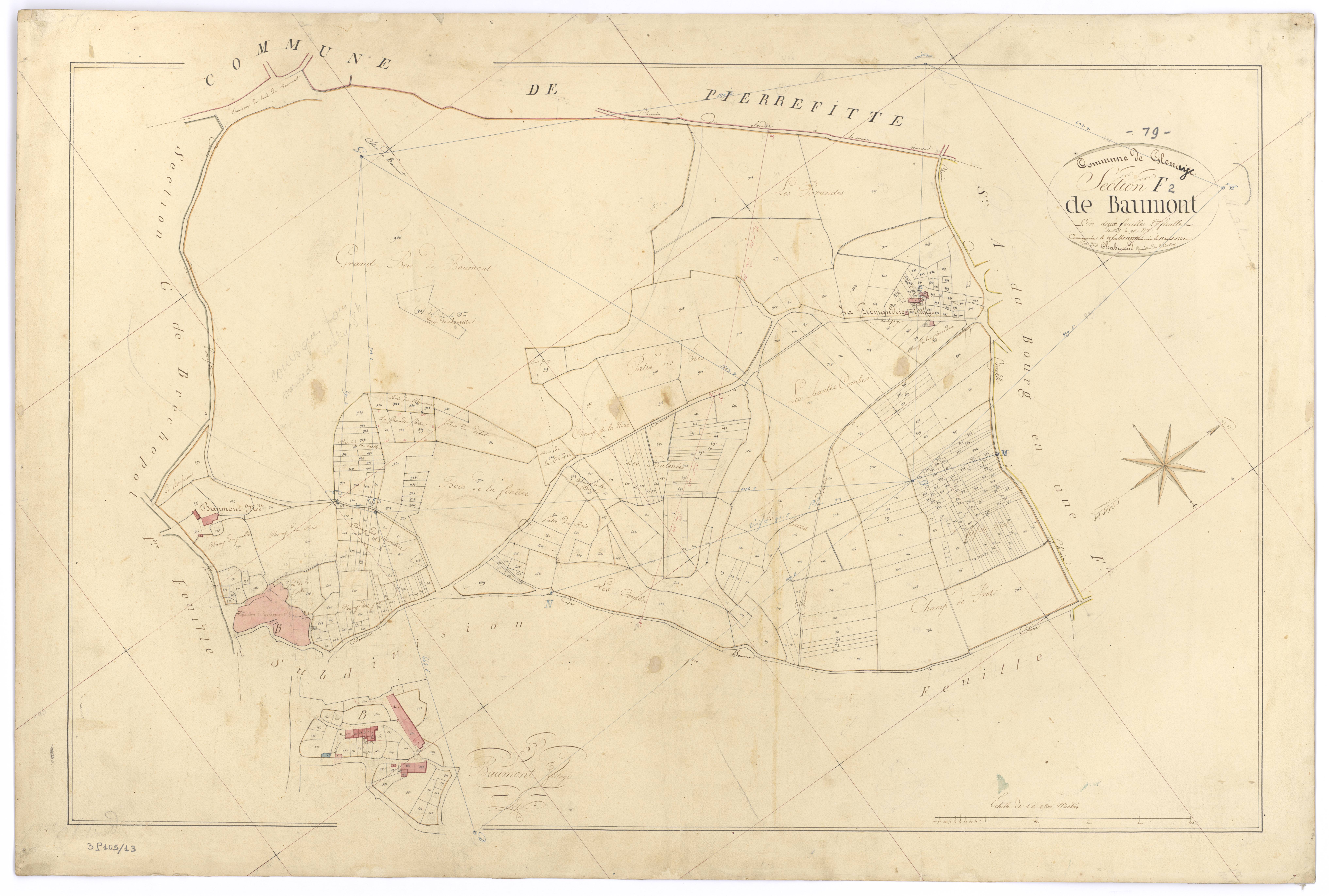 Glénay - FRAD079_CADASTRE_NAPOLEONIEN Section F 2 dite de Baumont
