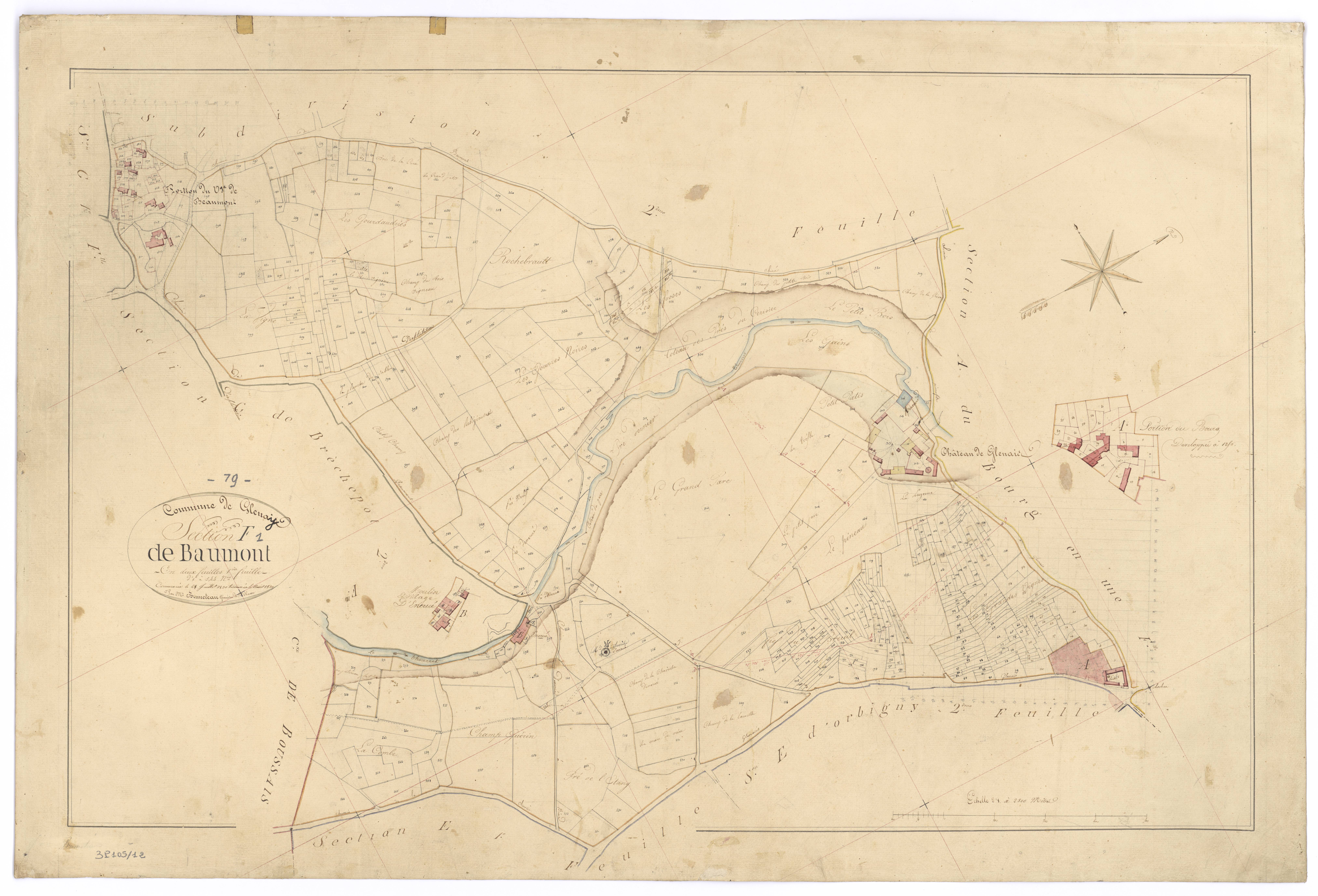 Glénay - FRAD079_CADASTRE_NAPOLEONIEN Section F 1 dite de Baumont