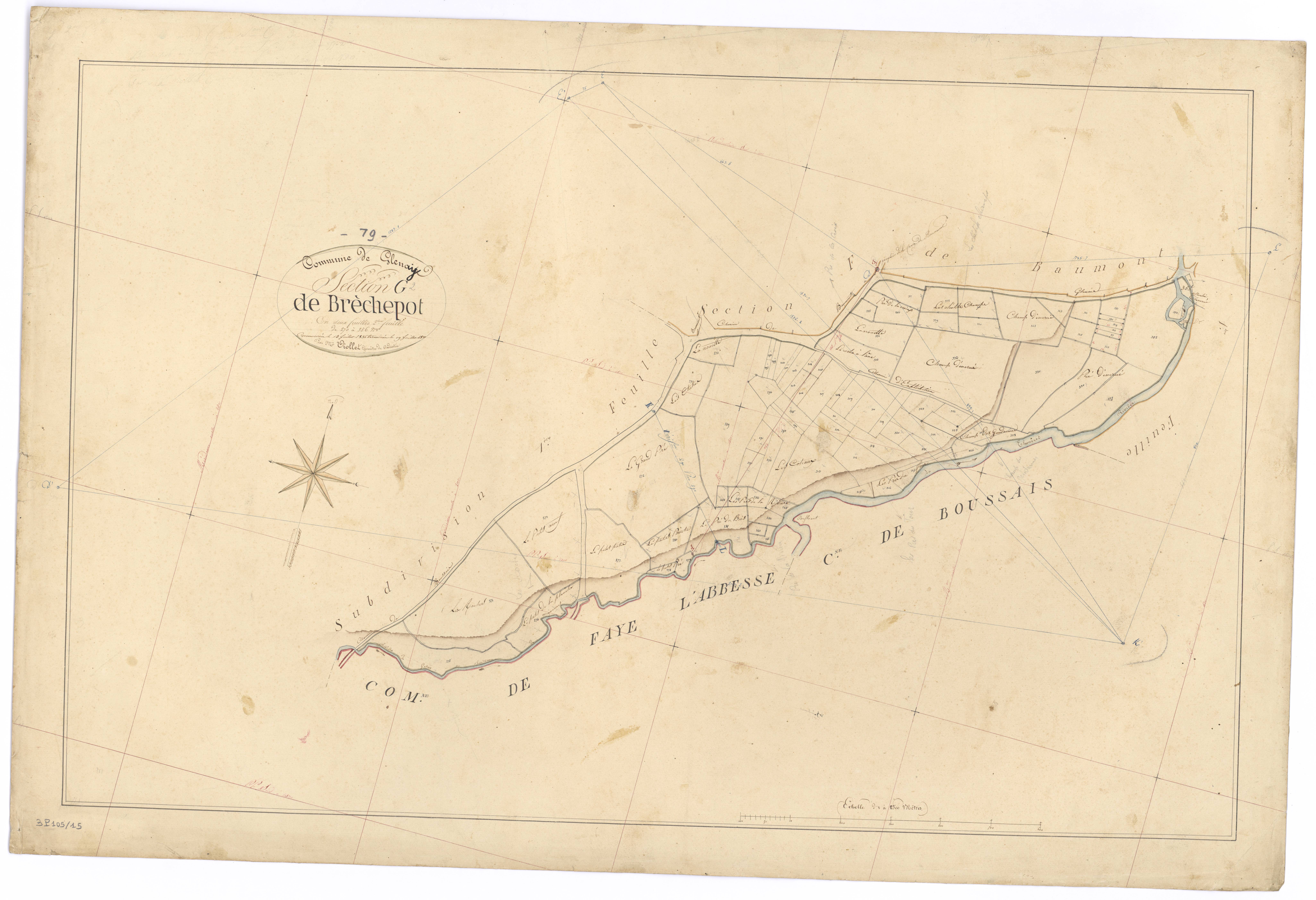 Glénay - FRAD079_CADASTRE_NAPOLEONIEN Section G 2 dite de Brèchepot