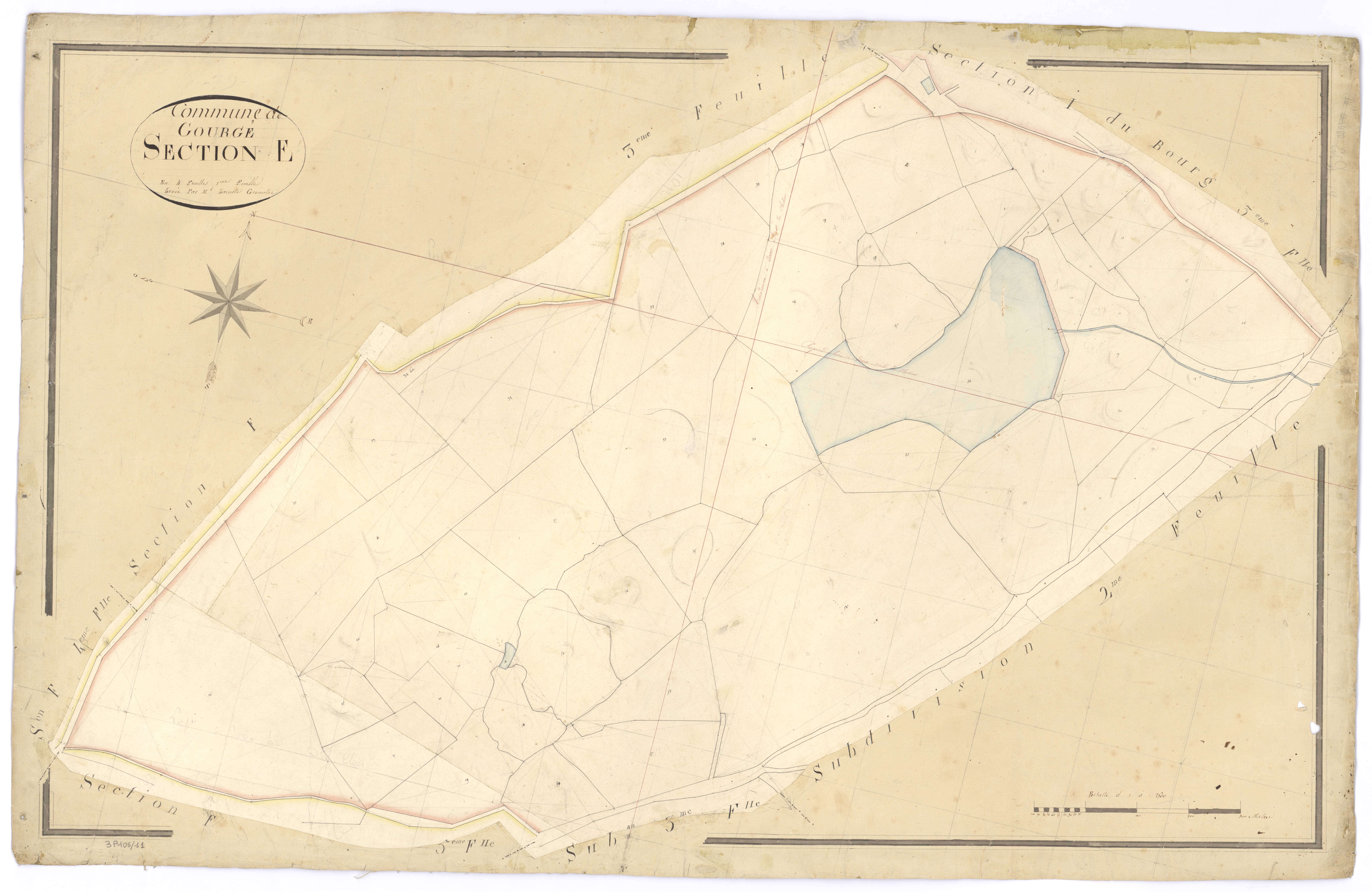 Gourgé - FRAD079_CADASTRE_NAPOLEONIEN Section E1