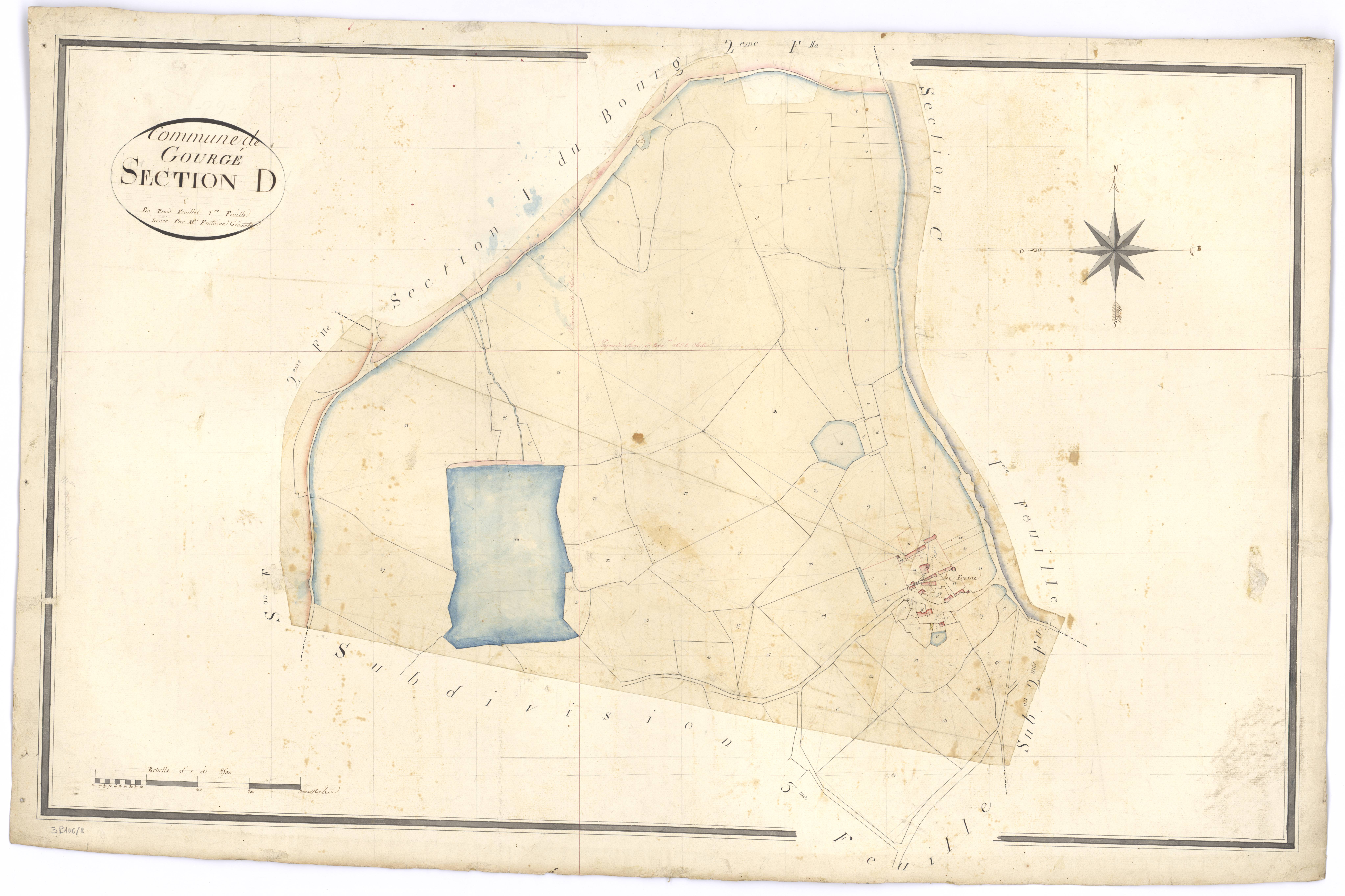 Gourgé - FRAD079_CADASTRE_NAPOLEONIEN Section D1
