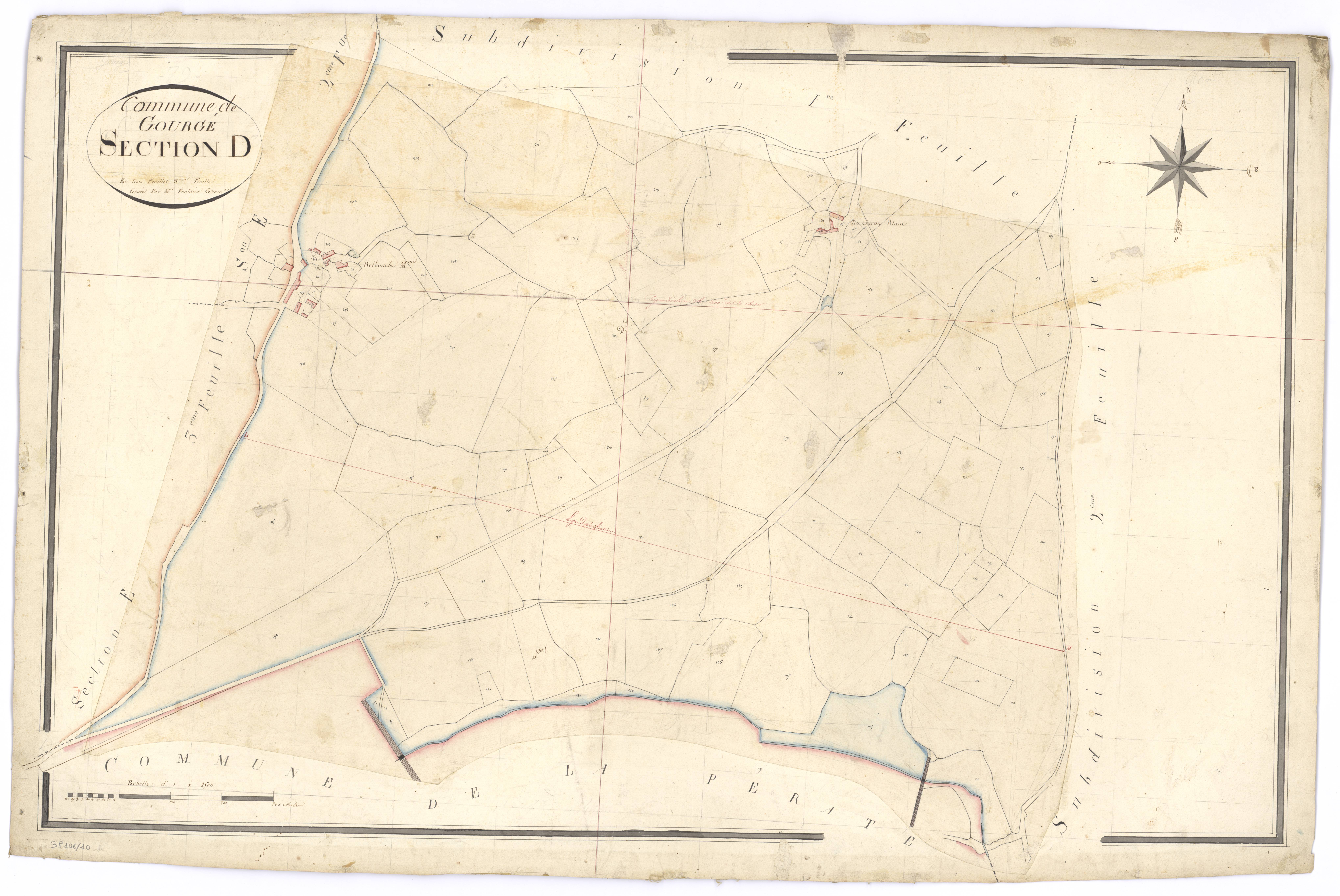 Gourgé - FRAD079_CADASTRE_NAPOLEONIEN Section D3