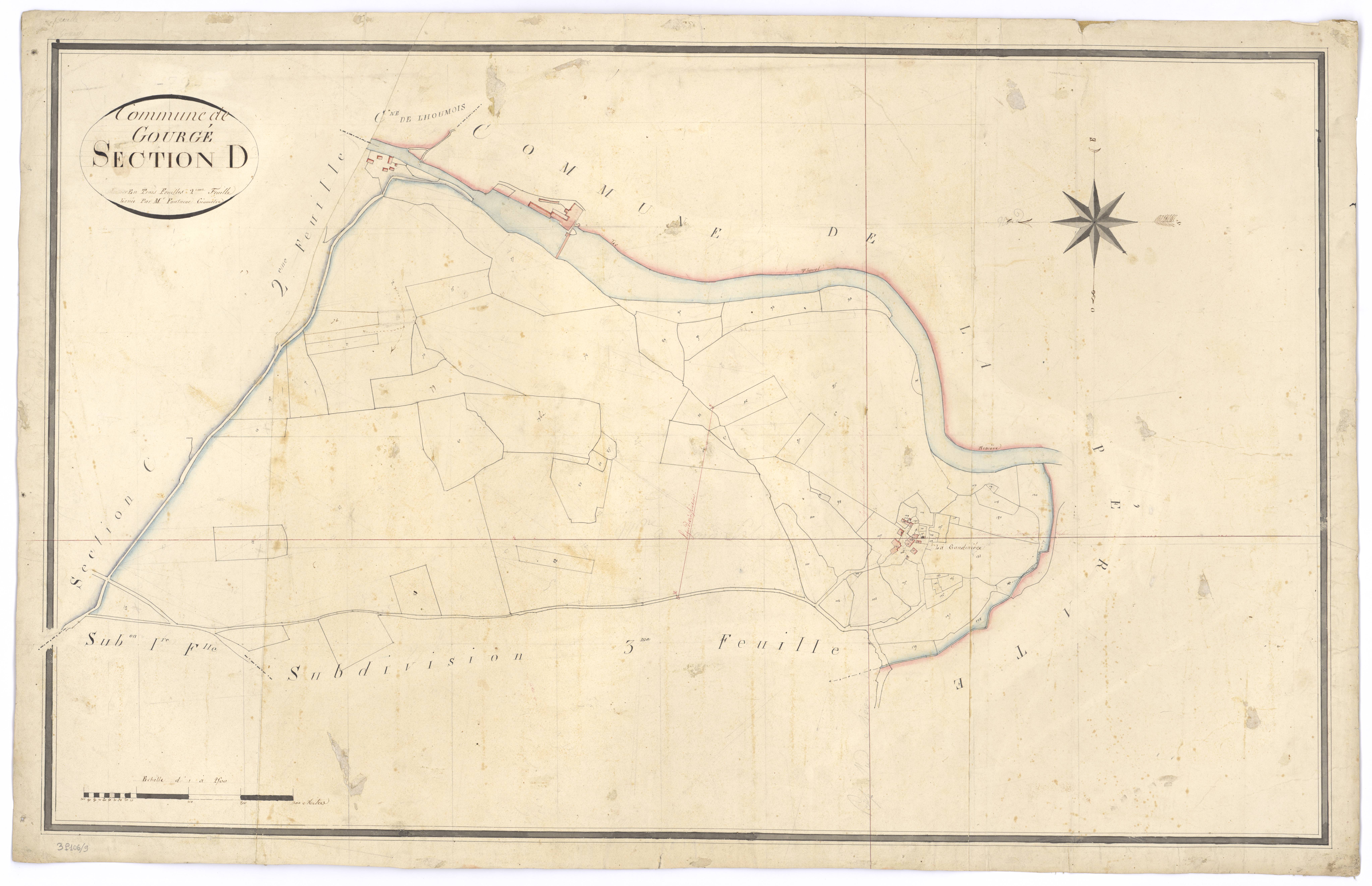 Gourgé - FRAD079_CADASTRE_NAPOLEONIEN Section D2