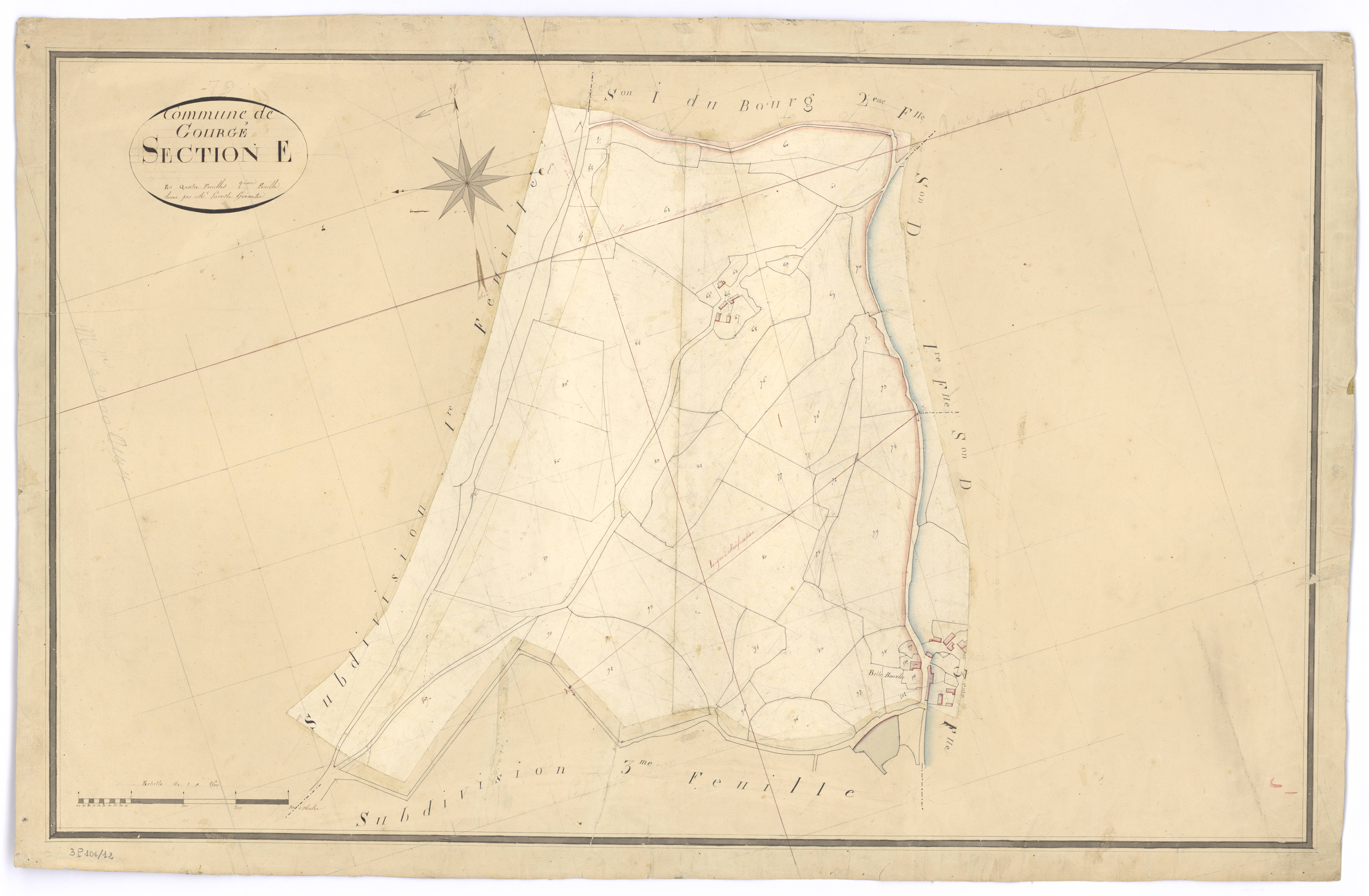 Gourgé - FRAD079_CADASTRE_NAPOLEONIEN Section E2