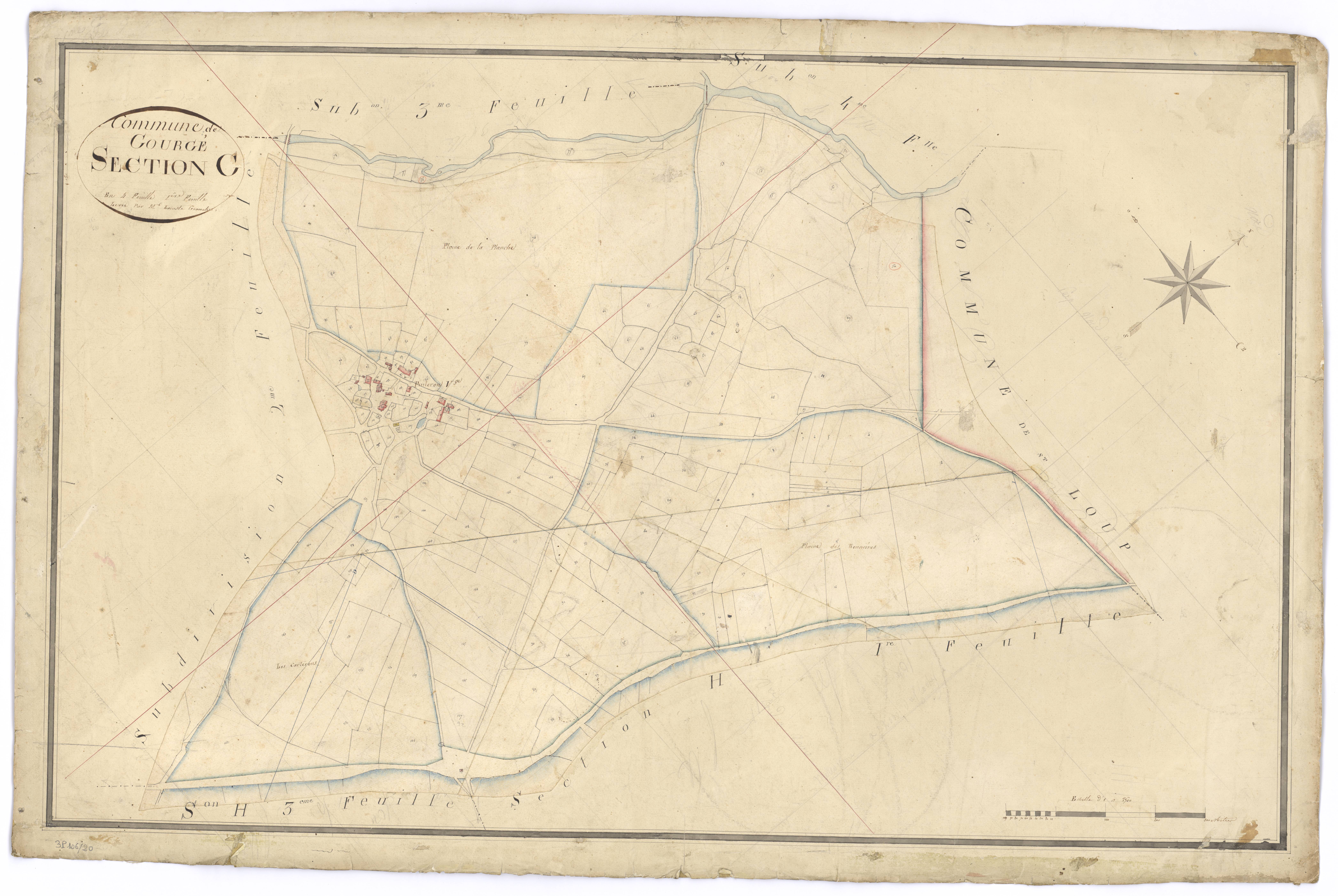 Gourgé - FRAD079_CADASTRE_NAPOLEONIEN Section G1