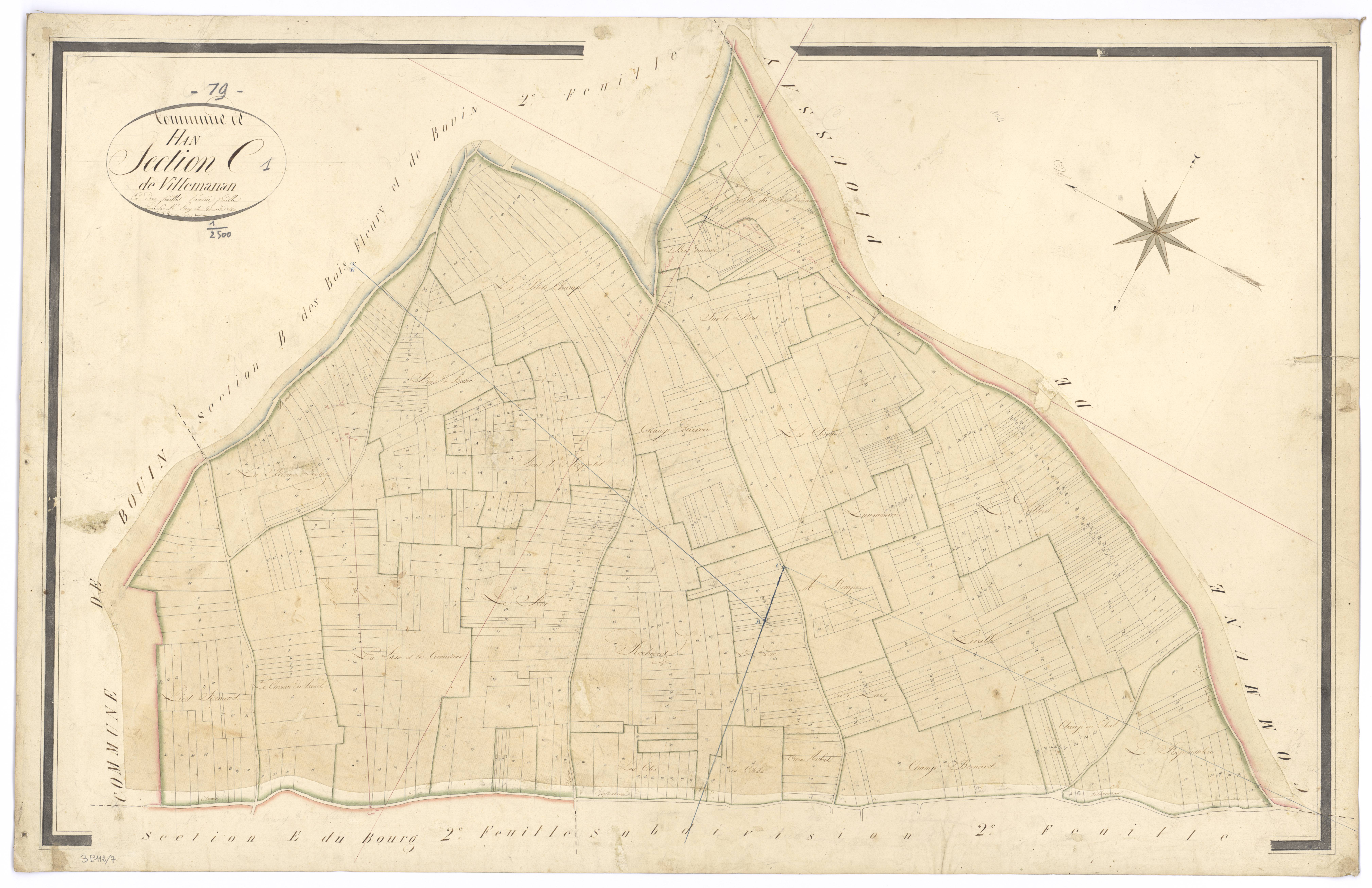Hanc - FRAD079_CADASTRE_NAPOLEONIEN Section C1 dite de Villemanan
